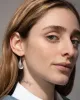 Lucite Dewdrop Earring- Silver sold by Alexis Bittar