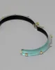 Crystal Studded Lucite Hinge Bracelet- Mint Green sold by Alexis Bittar