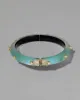 Crystal Studded Lucite Hinge Bracelet- Mint Green sold by Alexis Bittar
