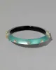Crystal Studded Lucite Hinge Bracelet- Mint Green sold by Alexis Bittar