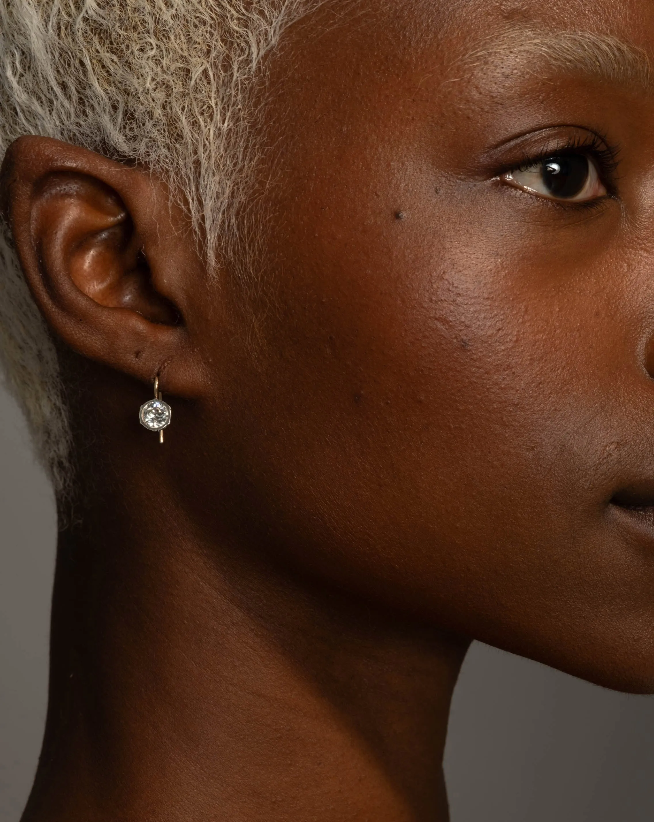 Sterling Silver & 14k Gold Petite Cut Luminous Crystal Wire Earring sold by Alexis Bittar product image thumbnail 2