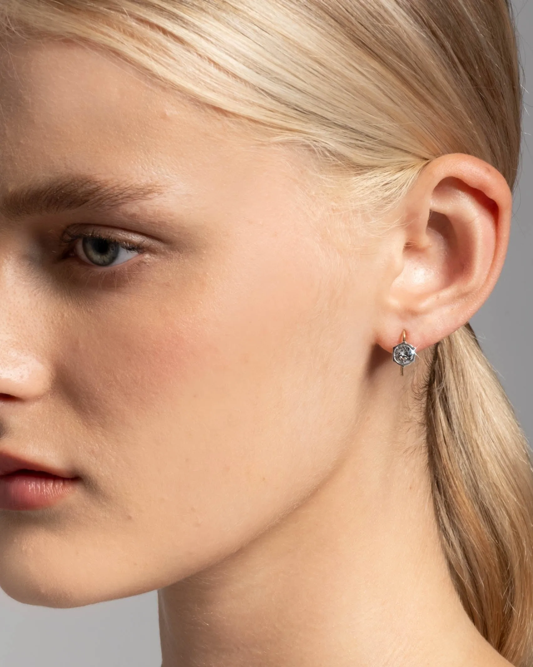 Sterling Silver & 14k Gold Petite Cut Luminous Crystal Wire Earring sold by Alexis Bittar product image thumbnail 4