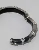 Punk Deco Lucite Crystal Hinge Bracelet- Black sold by Alexis Bittar