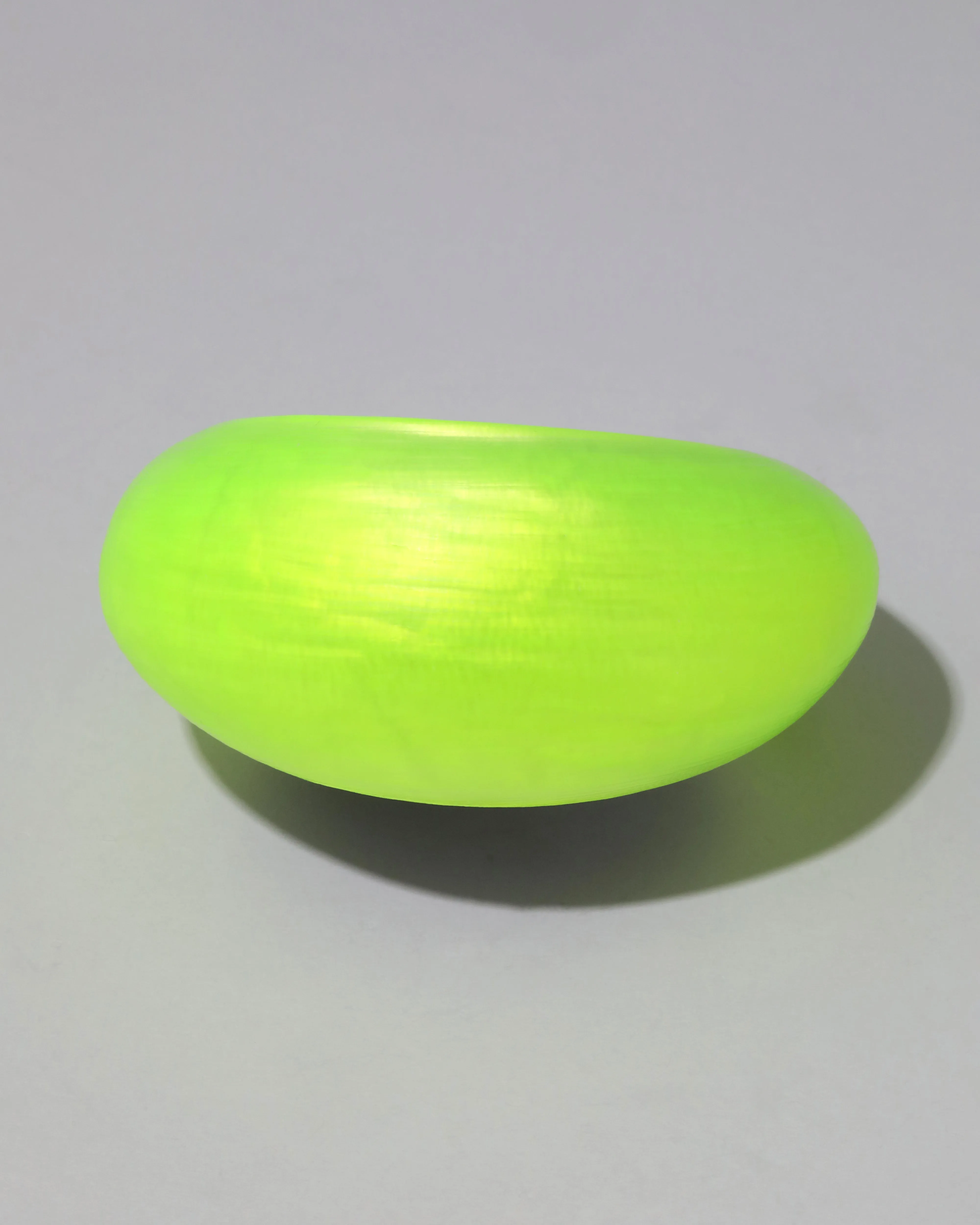 Puffy Lucite Tapered Bangle Bracelet- Neon Yellow sold by Alexis Bittar product image thumbnail 2