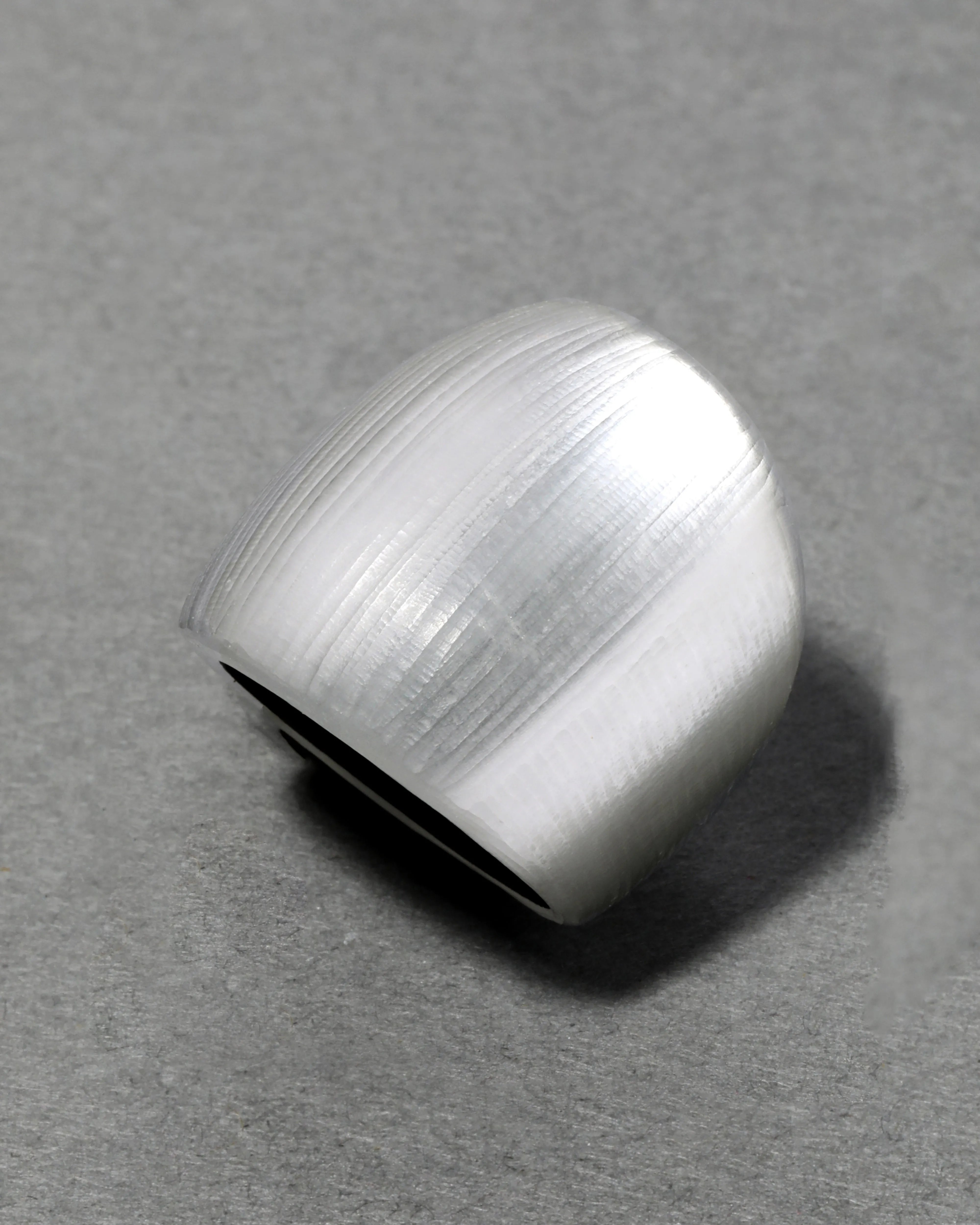Lucite Block Ring- Pewter sold by Alexis Bittar product image thumbnail 2