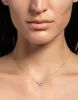 Sterling Silver & 14k Gold Cut Luminous Crystal Solitaire Necklace sold by Alexis Bittar