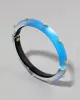 Crystal Studded Lucite Hinge Bracelet- Cerulean sold by Alexis Bittar
