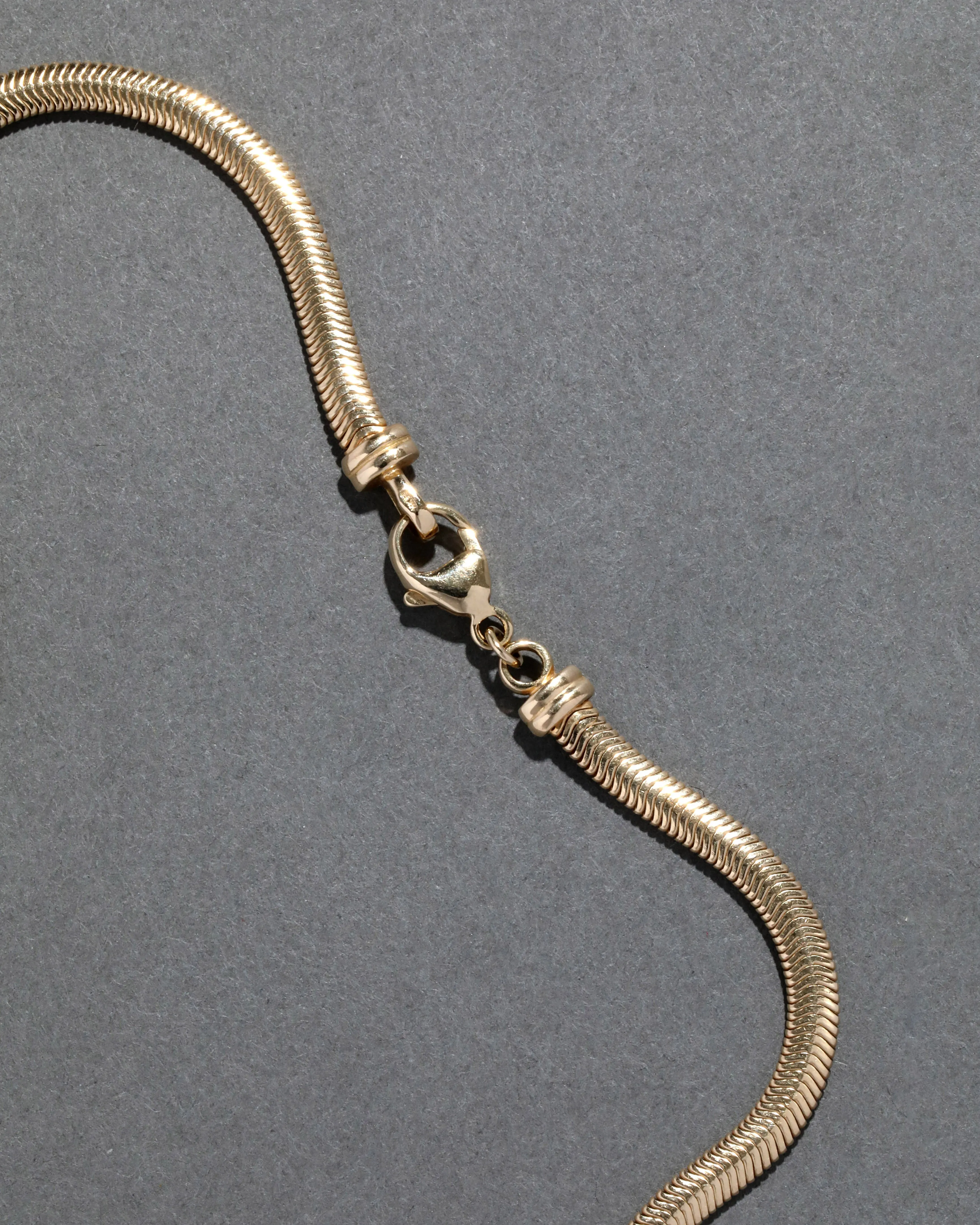 Vintage 1980s 14k Gold Chevron Herringbone Necklace sold by Alexis Bittar product image thumbnail 3