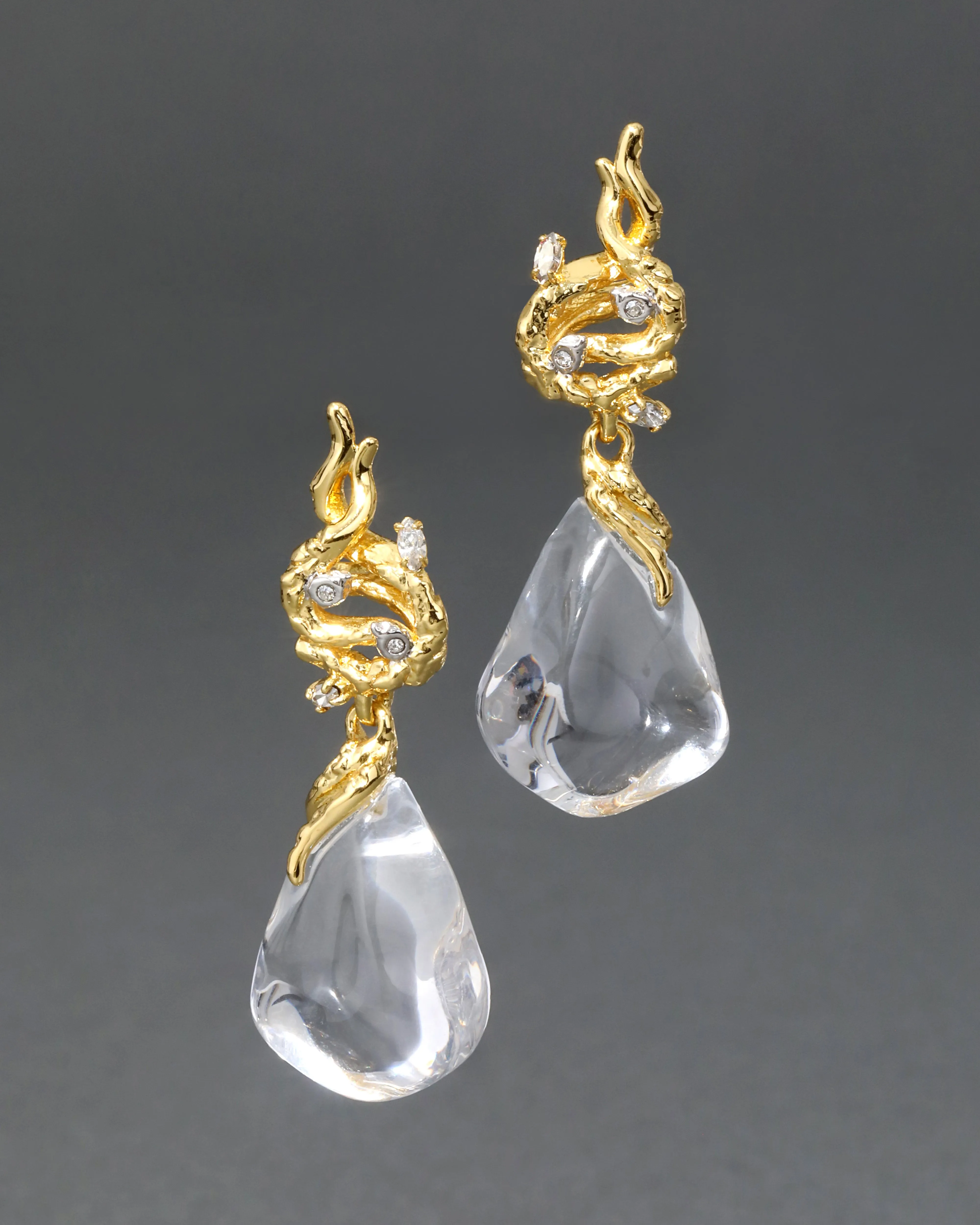 Liquid Vine Lucite Small Raindrop Earring sold by Alexis Bittar