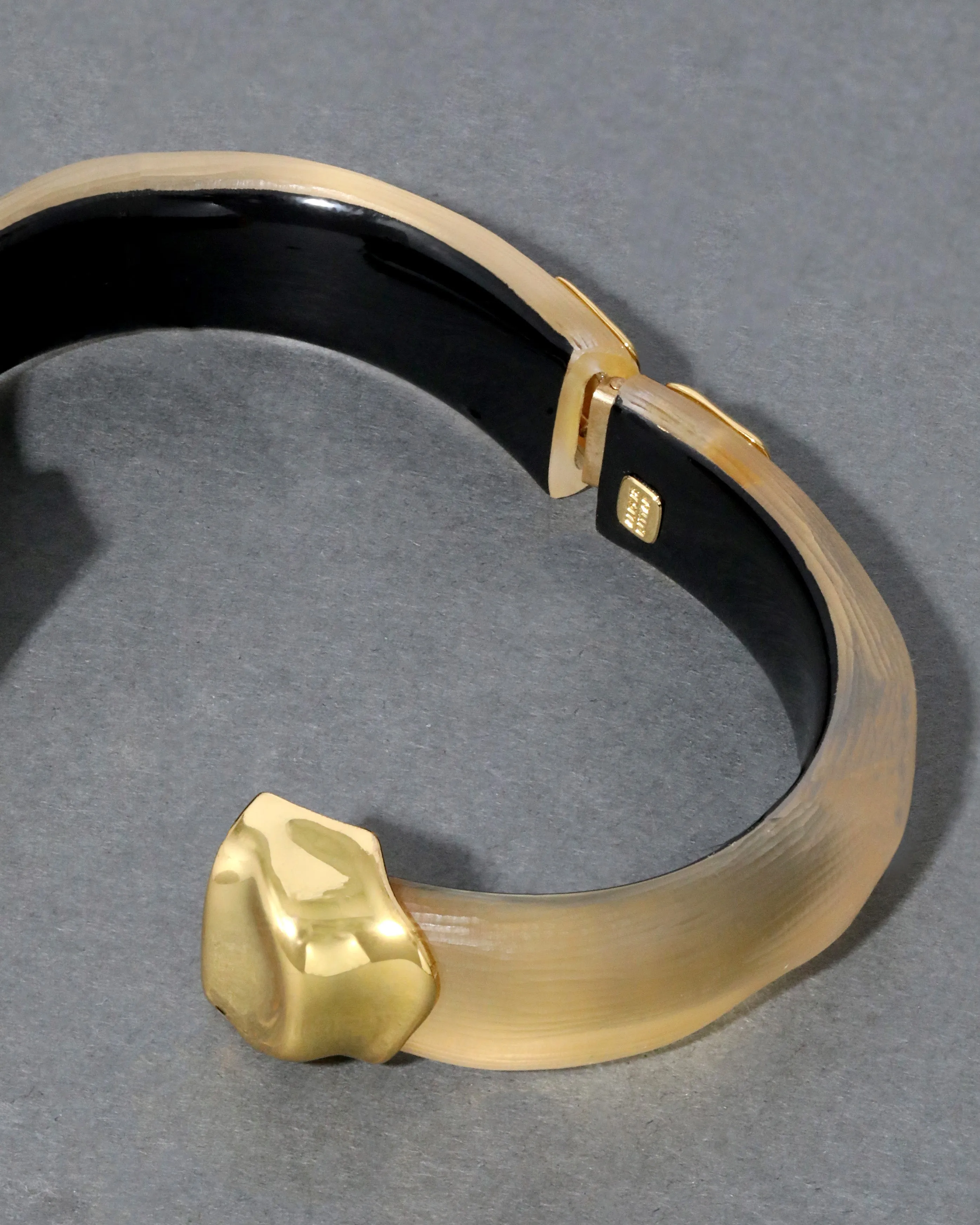 Molten Gold Lucite Hinge Bracelet- Gold sold by Alexis Bittar product image thumbnail 5