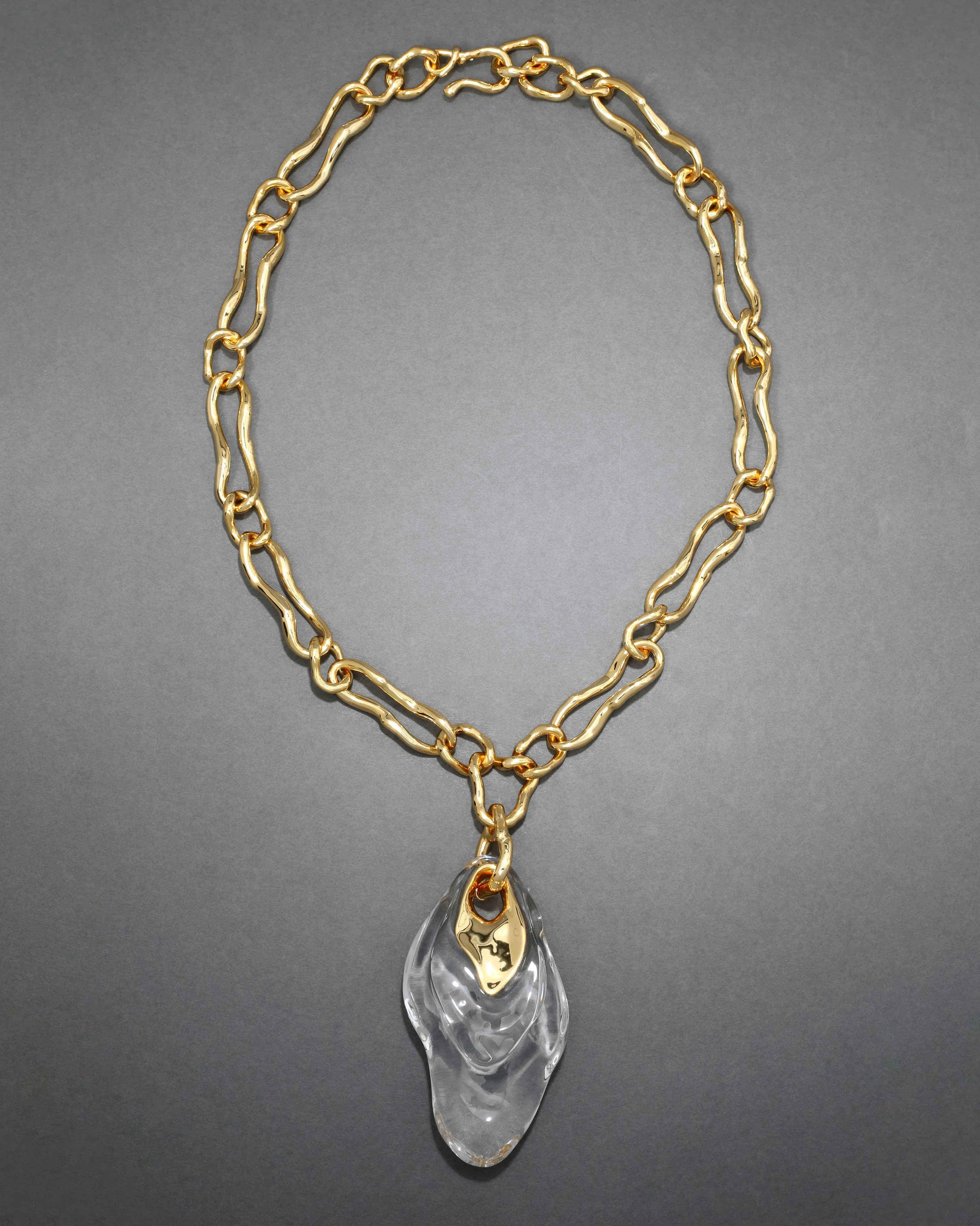 Liquid Lucite Ripple Necklace sold by Alexis Bittar product image thumbnail 3