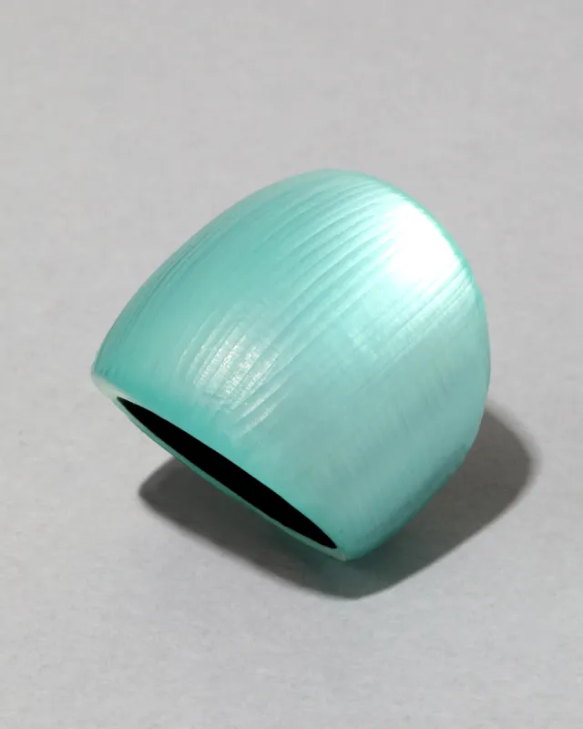 Lucite Block Ring- Mint Green sold by Alexis Bittar