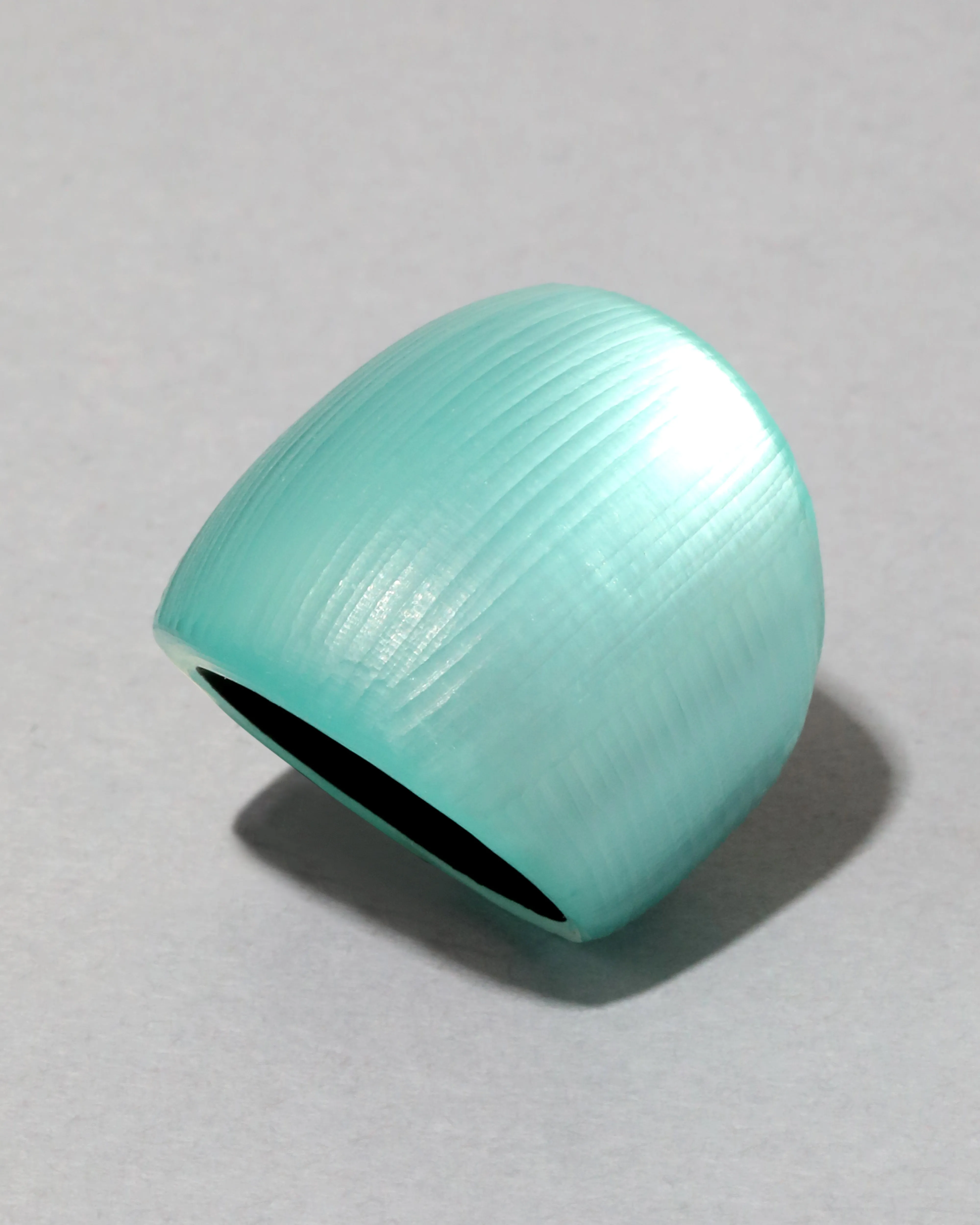 Lucite Block Ring- Mint Green sold by Alexis Bittar