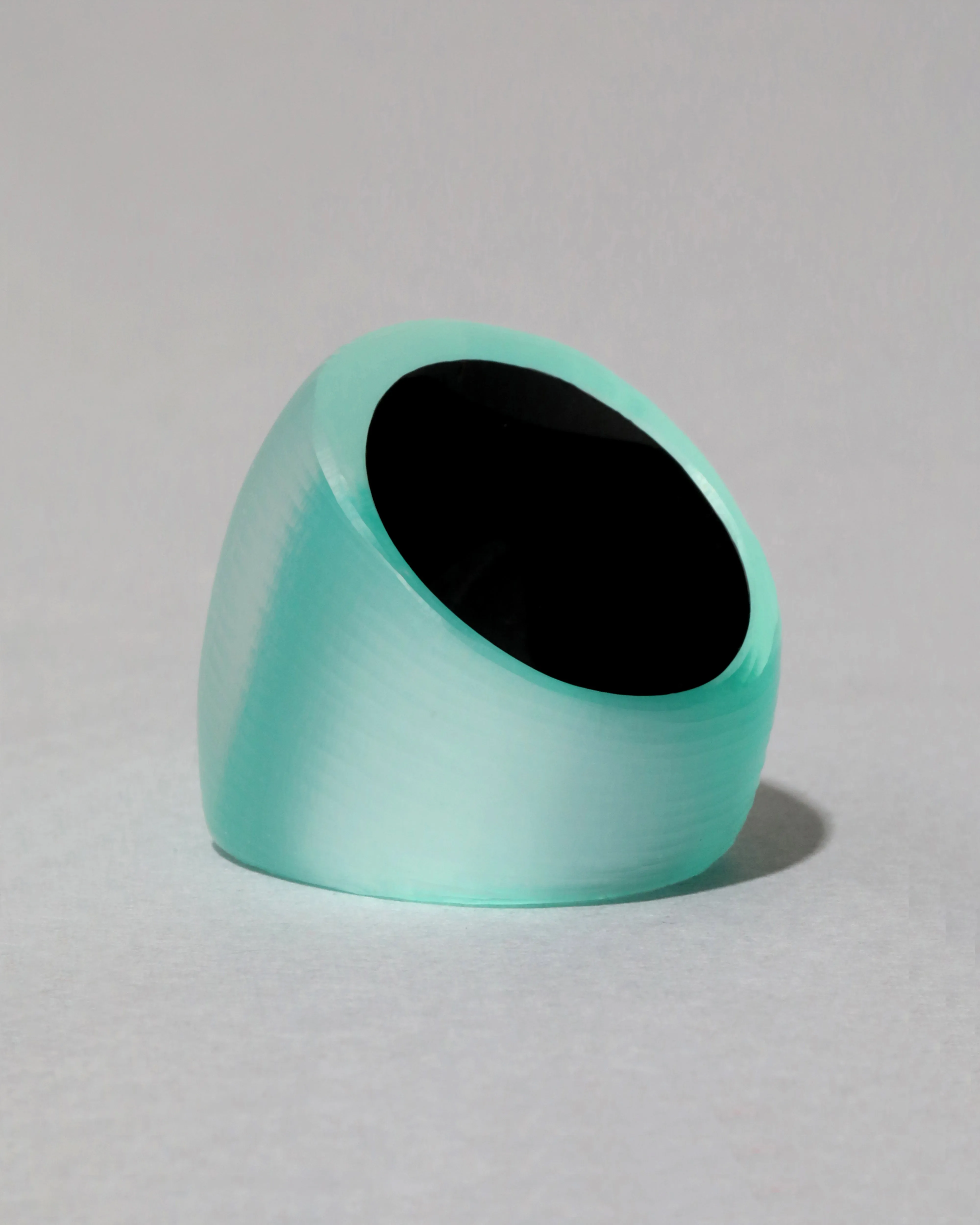 Lucite Block Ring- Mint Green sold by Alexis Bittar product image thumbnail 4