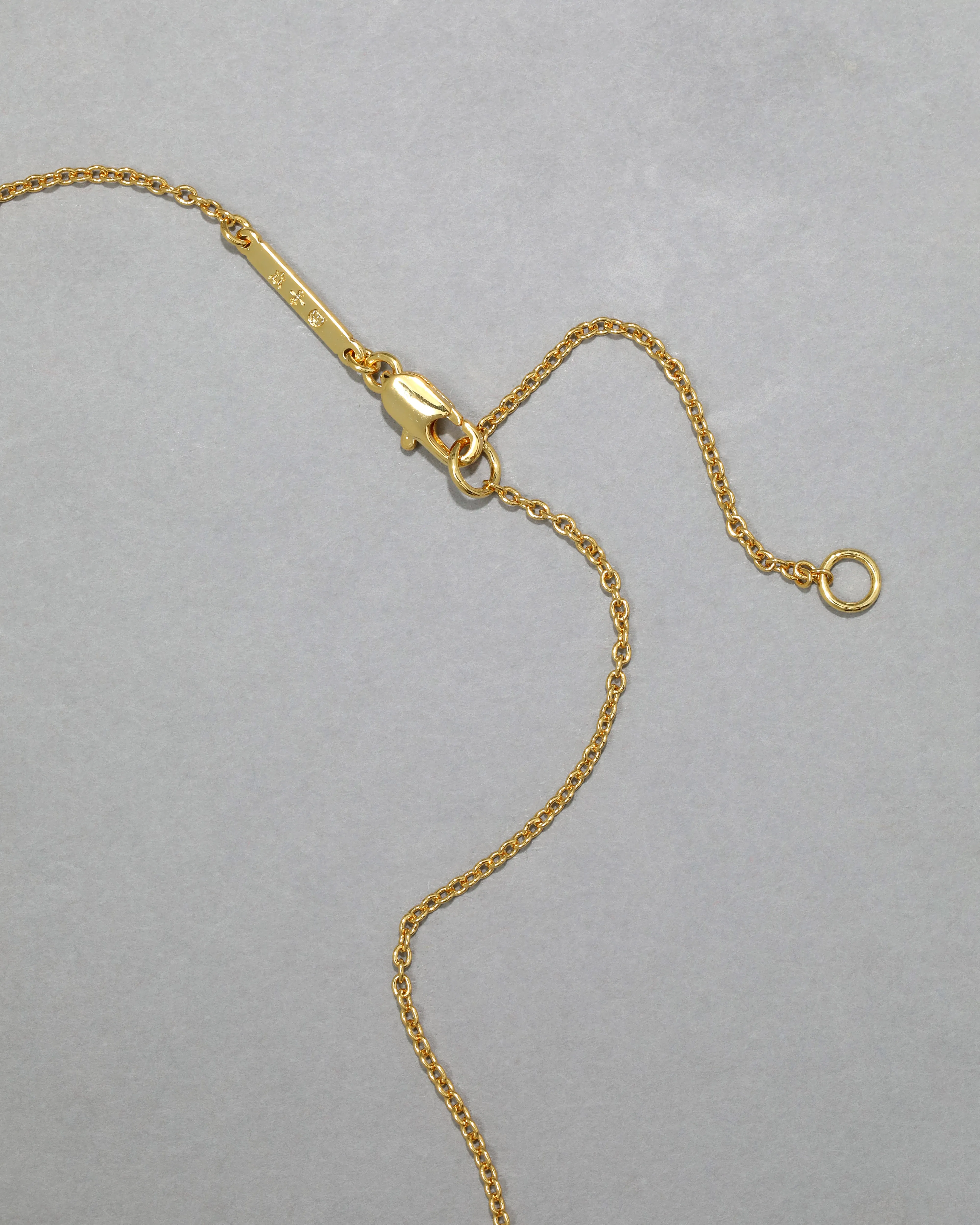 Gold Capped Crescent Lucite Necklace- Lipstick Red sold by Alexis Bittar product image thumbnail 4