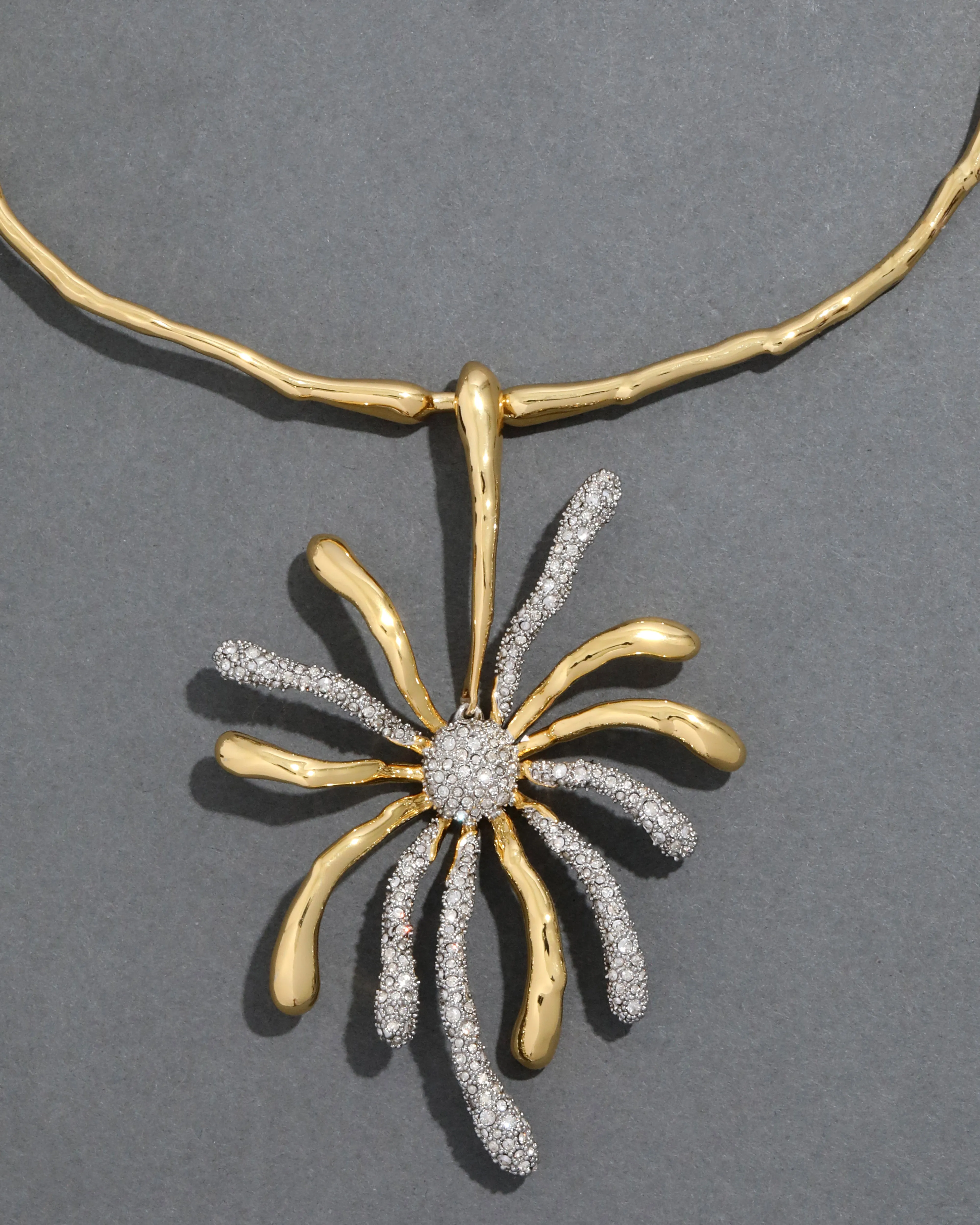 Solanales Crystal Sunburst Collar sold by Alexis Bittar product image thumbnail 3