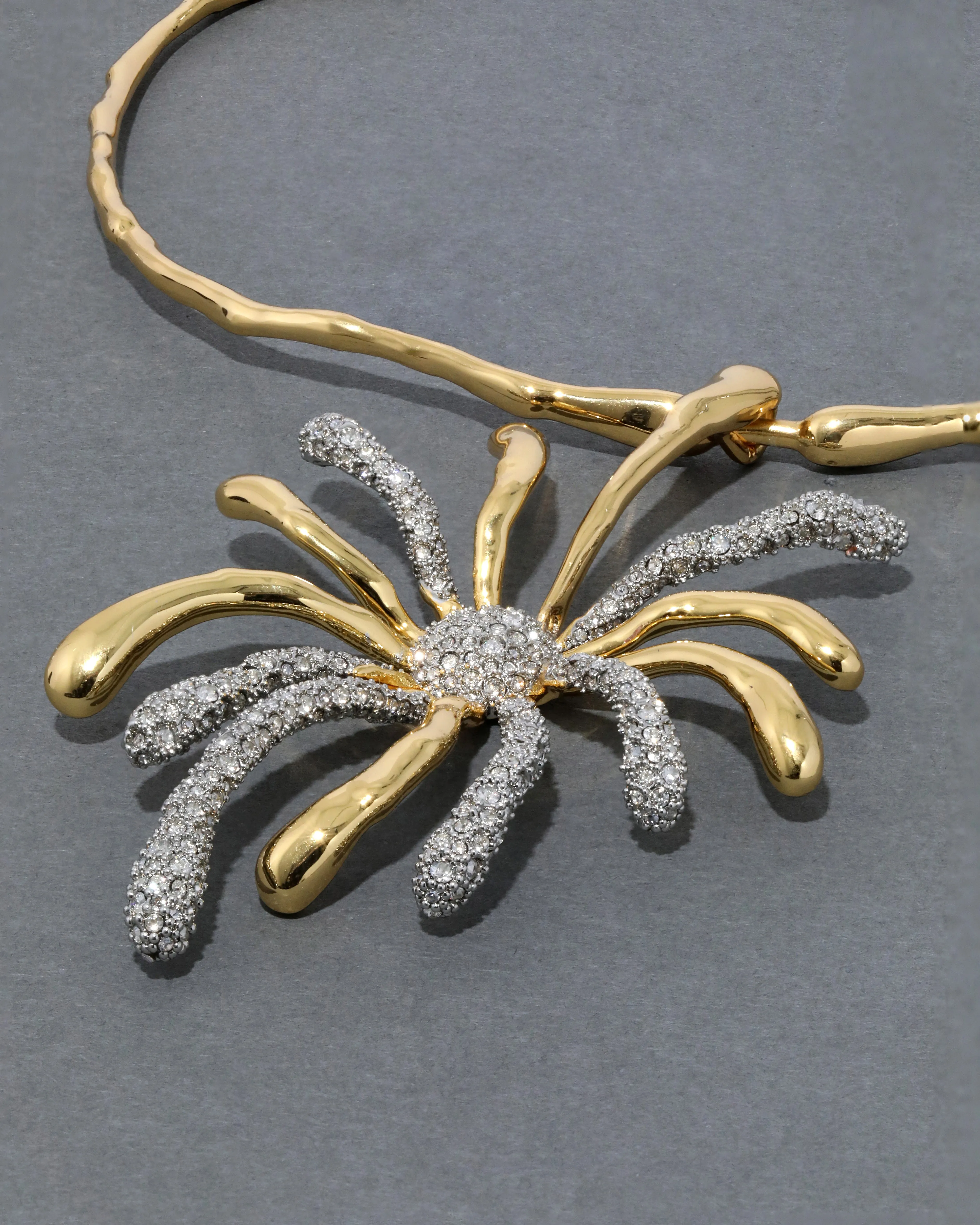 Solanales Crystal Sunburst Collar sold by Alexis Bittar product image thumbnail 5