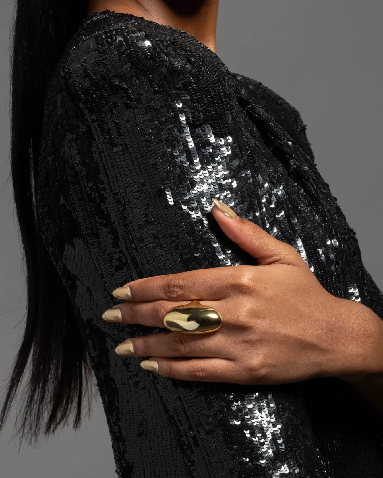 Molten Gold Knuckle Ring sold by Alexis Bittar product image thumbnail 4