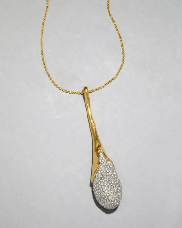 Solanales Crystal Teardrop Long Necklace sold by Alexis Bittar