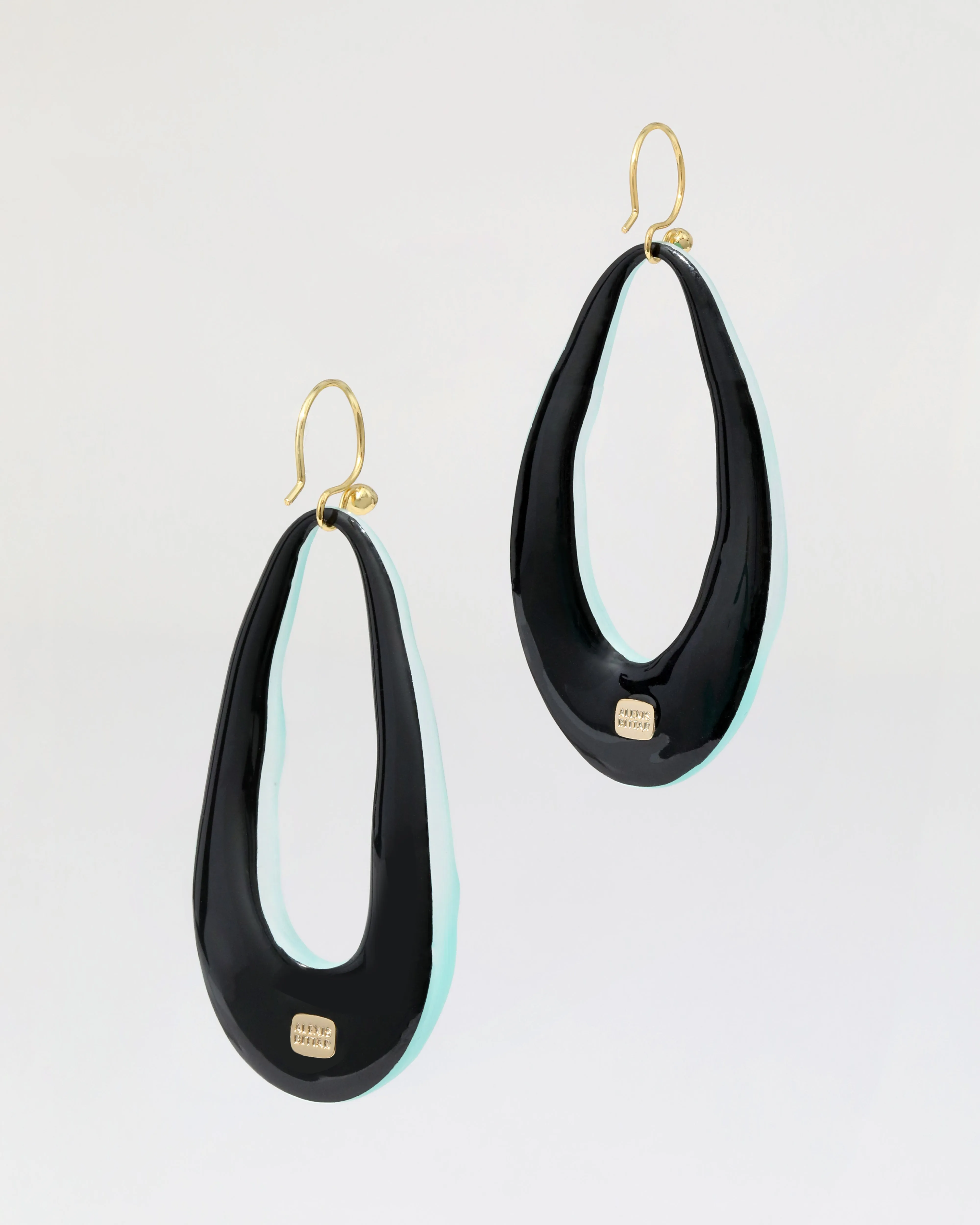 Lucite Link Wire Earring- Mint Green sold by Alexis Bittar product image thumbnail 3