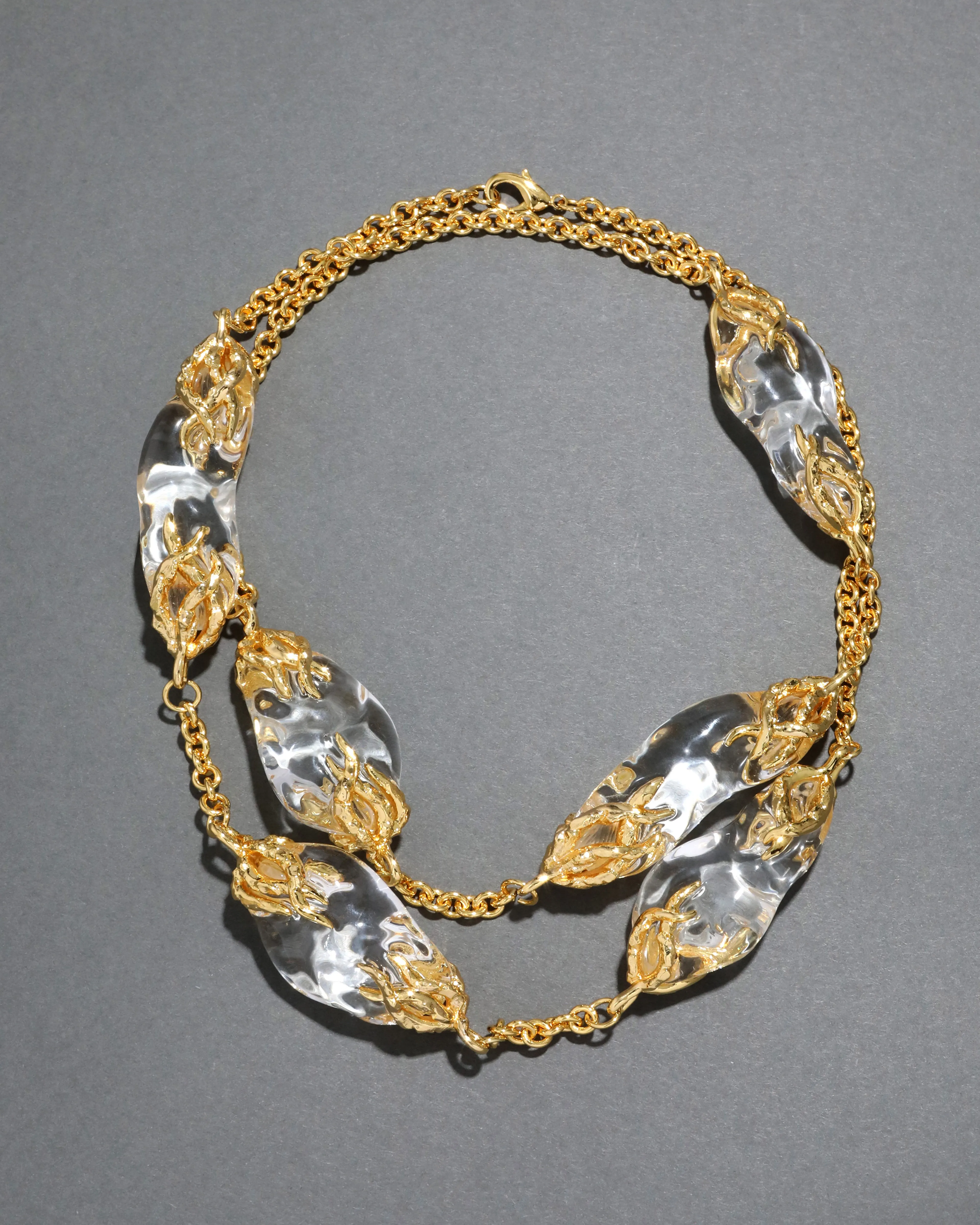 Liquid Vine Lucite Long Station Necklace sold by Alexis Bittar product image thumbnail 5