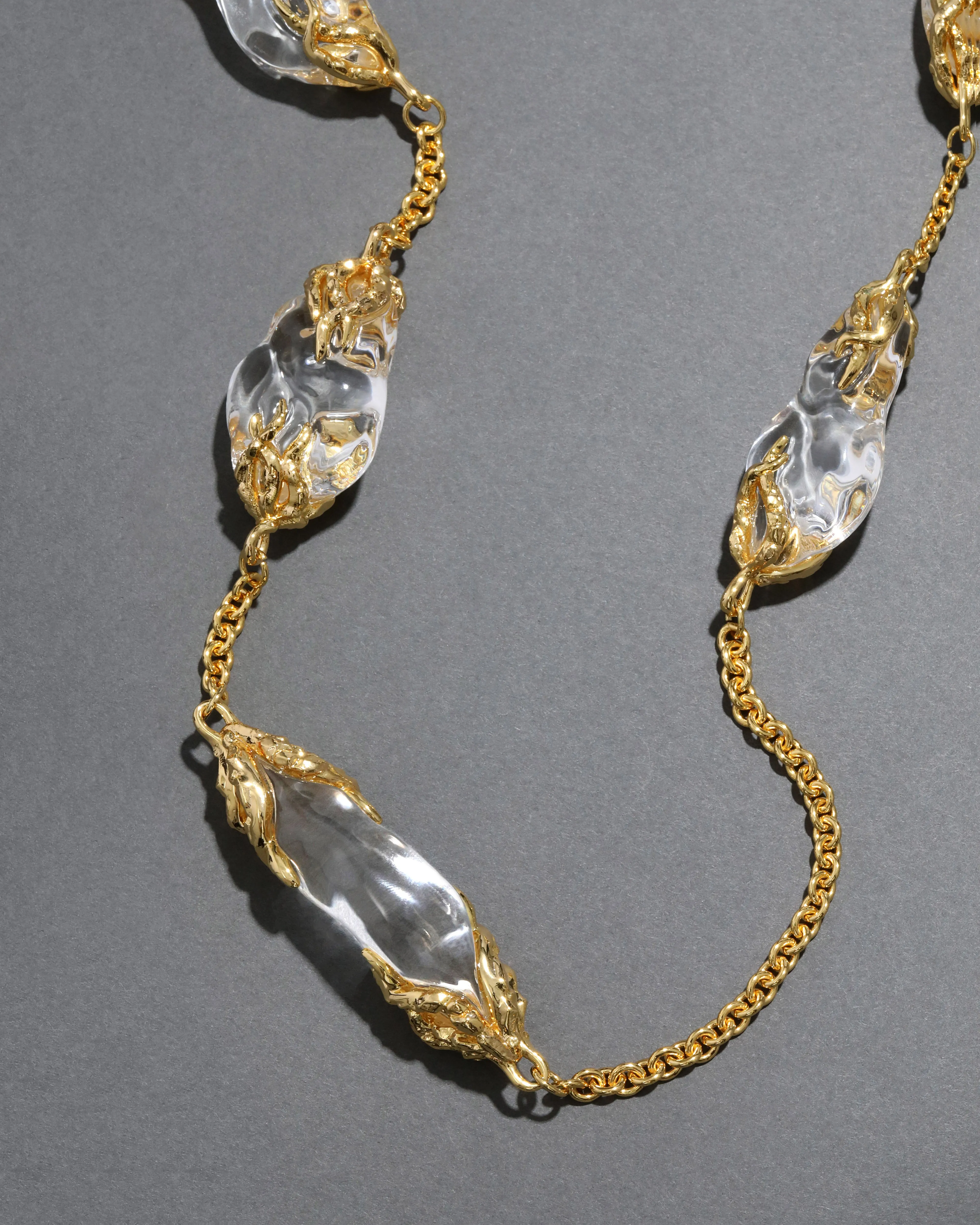 Liquid Vine Lucite Long Station Necklace sold by Alexis Bittar