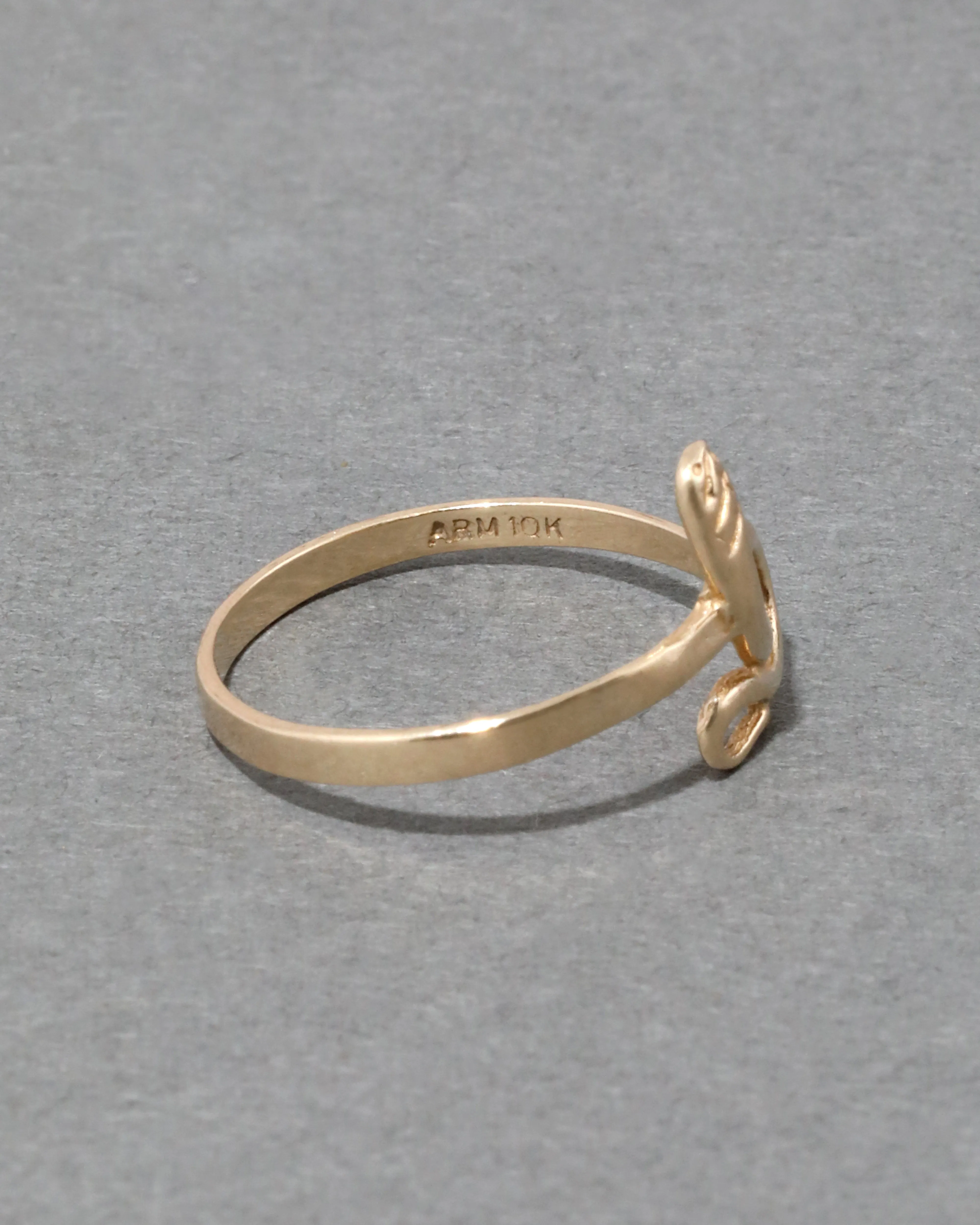 Vintage 1970s 10k Gold Snake Ring sold by Alexis Bittar product image thumbnail 3