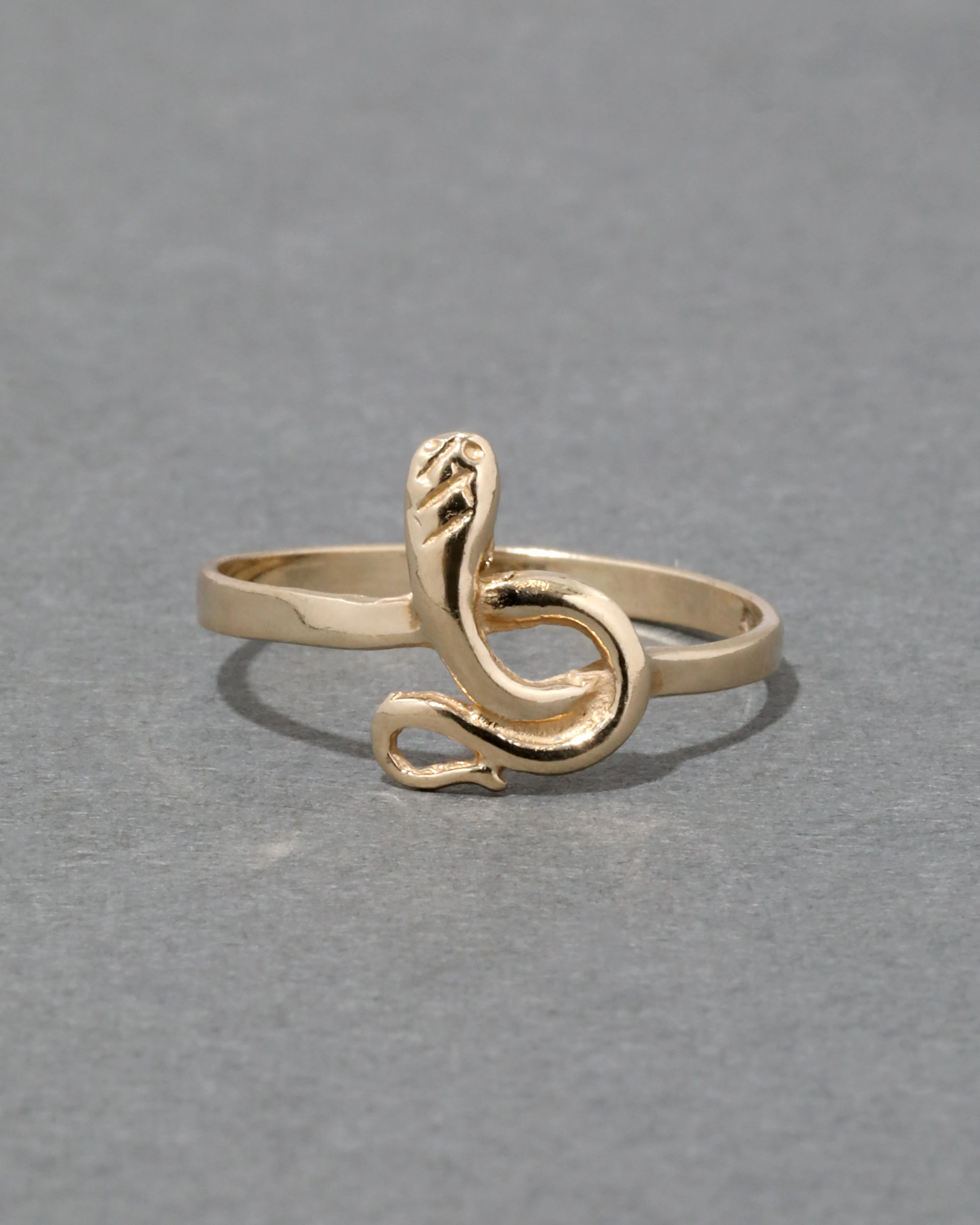 Vintage 1970s 10k Gold Snake Ring sold by Alexis Bittar product image thumbnail 2