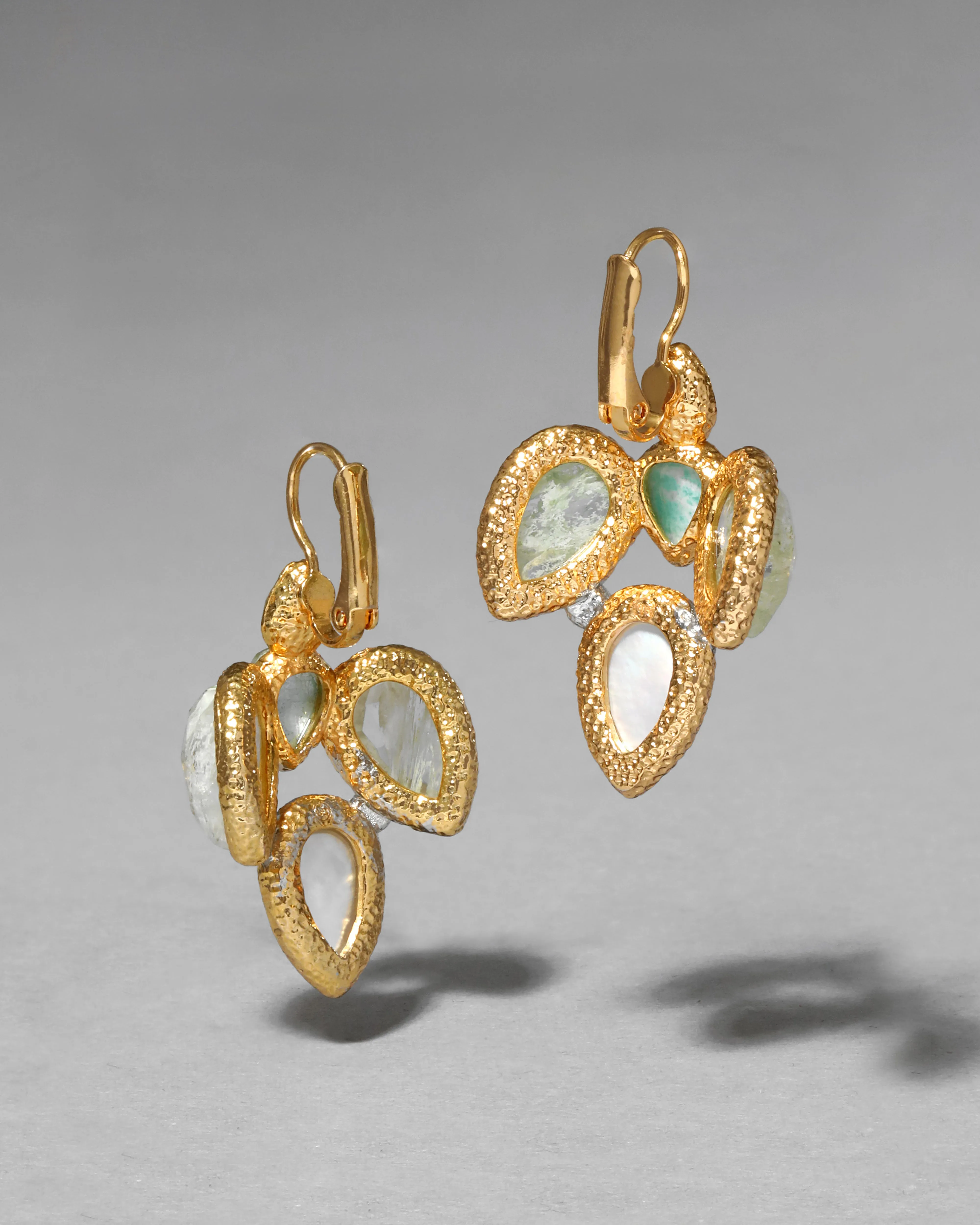 Archive Stone Cluster Leverback Earring sold by Alexis Bittar product image thumbnail 2