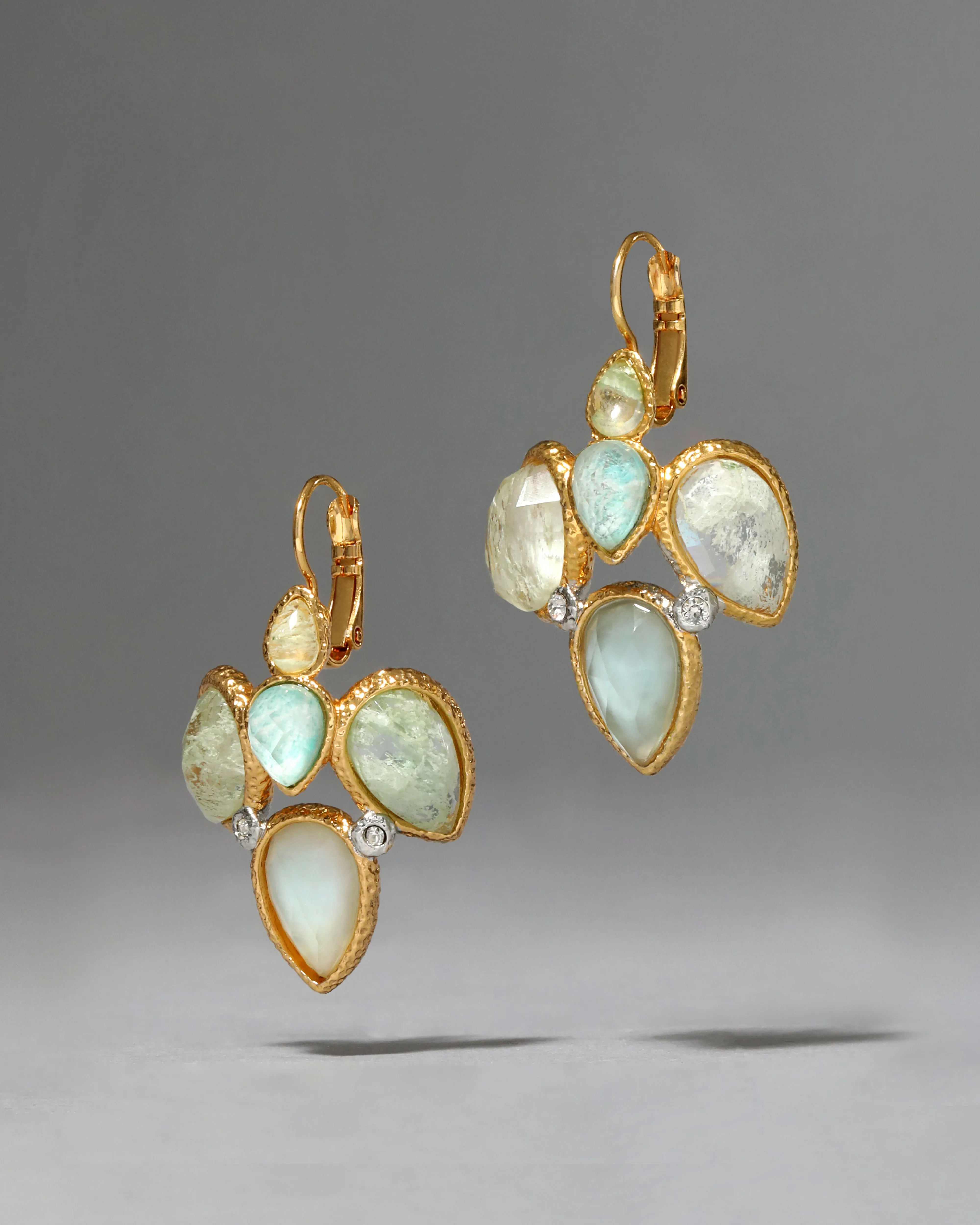 Archive Stone Cluster Leverback Earring sold by Alexis Bittar