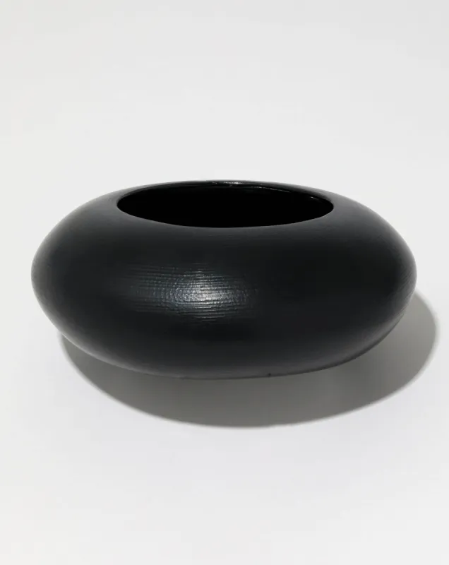 Puffy Lucite Bangle Bracelet- Black sold by Alexis Bittar