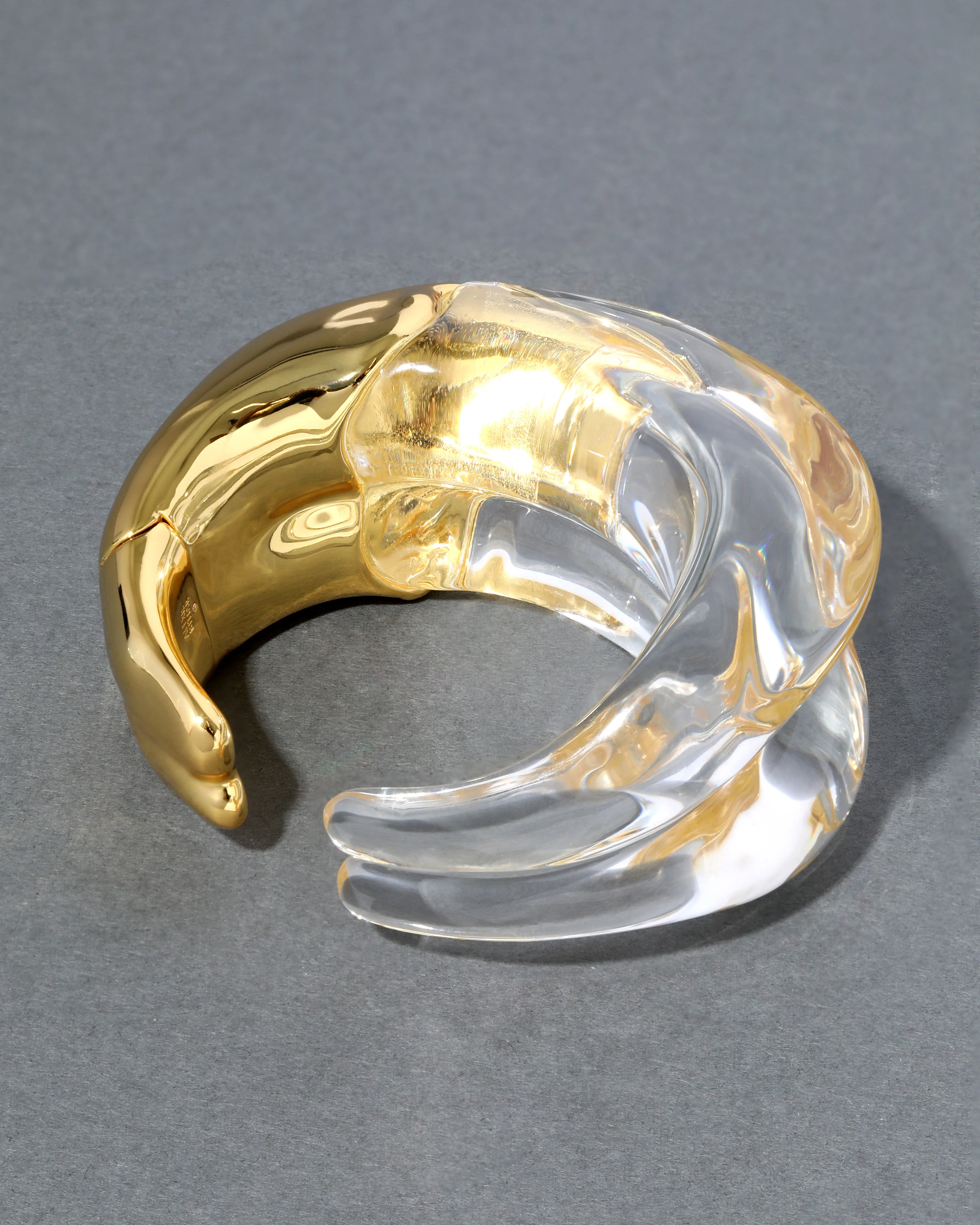Liquid Lucite Wave Hinged Cuff Bracelet sold by Alexis Bittar product image thumbnail 5
