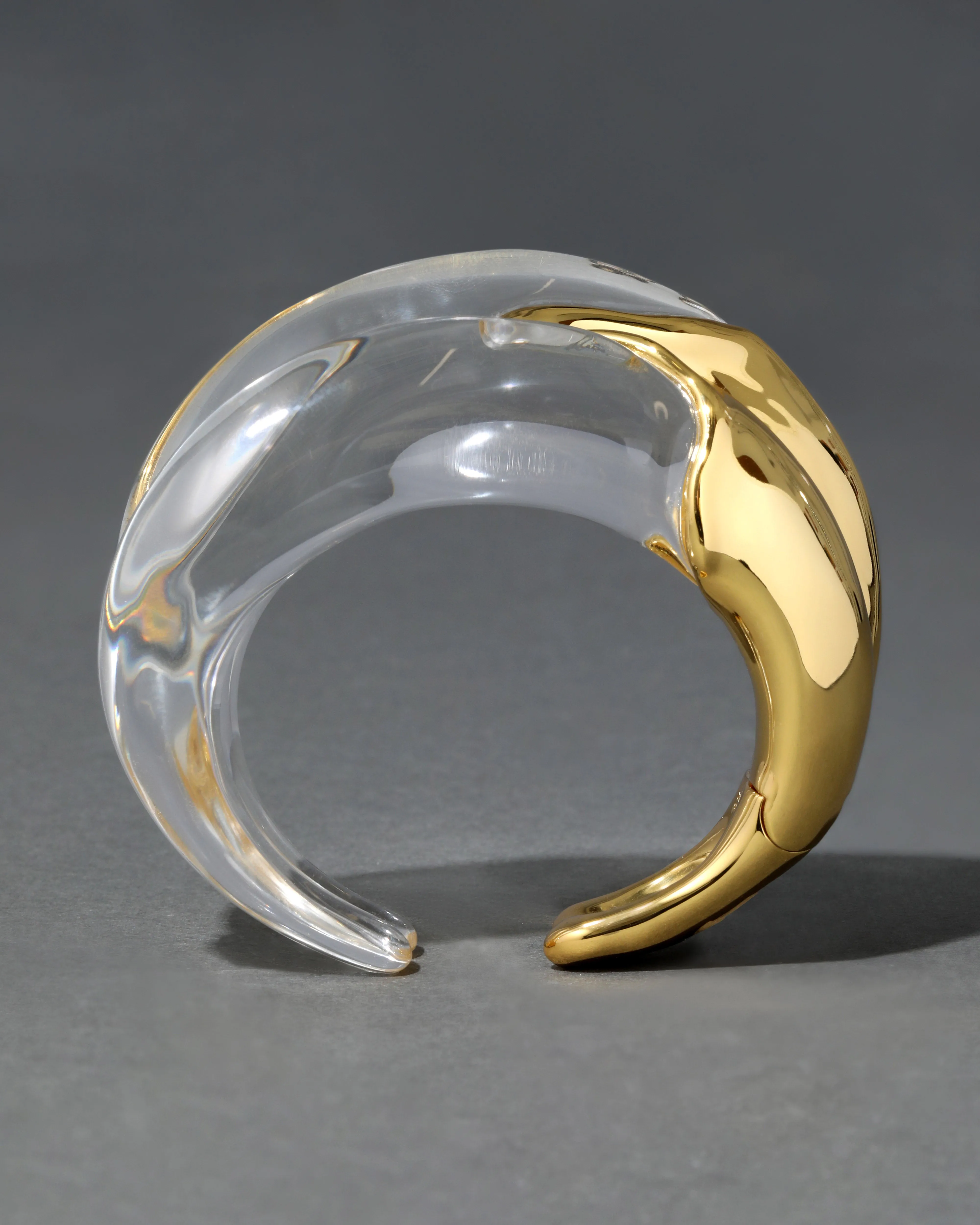 Liquid Lucite Wave Hinged Cuff Bracelet sold by Alexis Bittar product image thumbnail 4