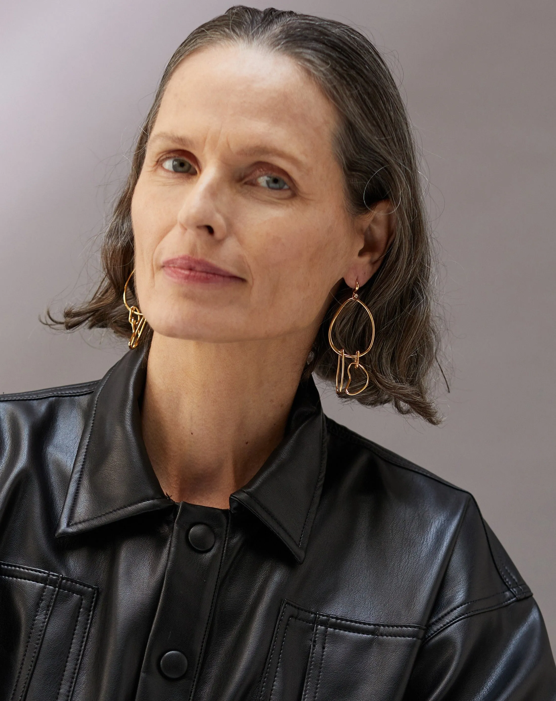 Twisted Gold Large Mobile Earring sold by Alexis Bittar product image thumbnail 5