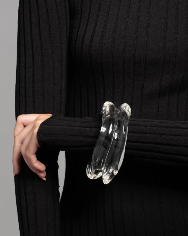 Liquid Lucite Wave Bangle Bracelet sold by Alexis Bittar