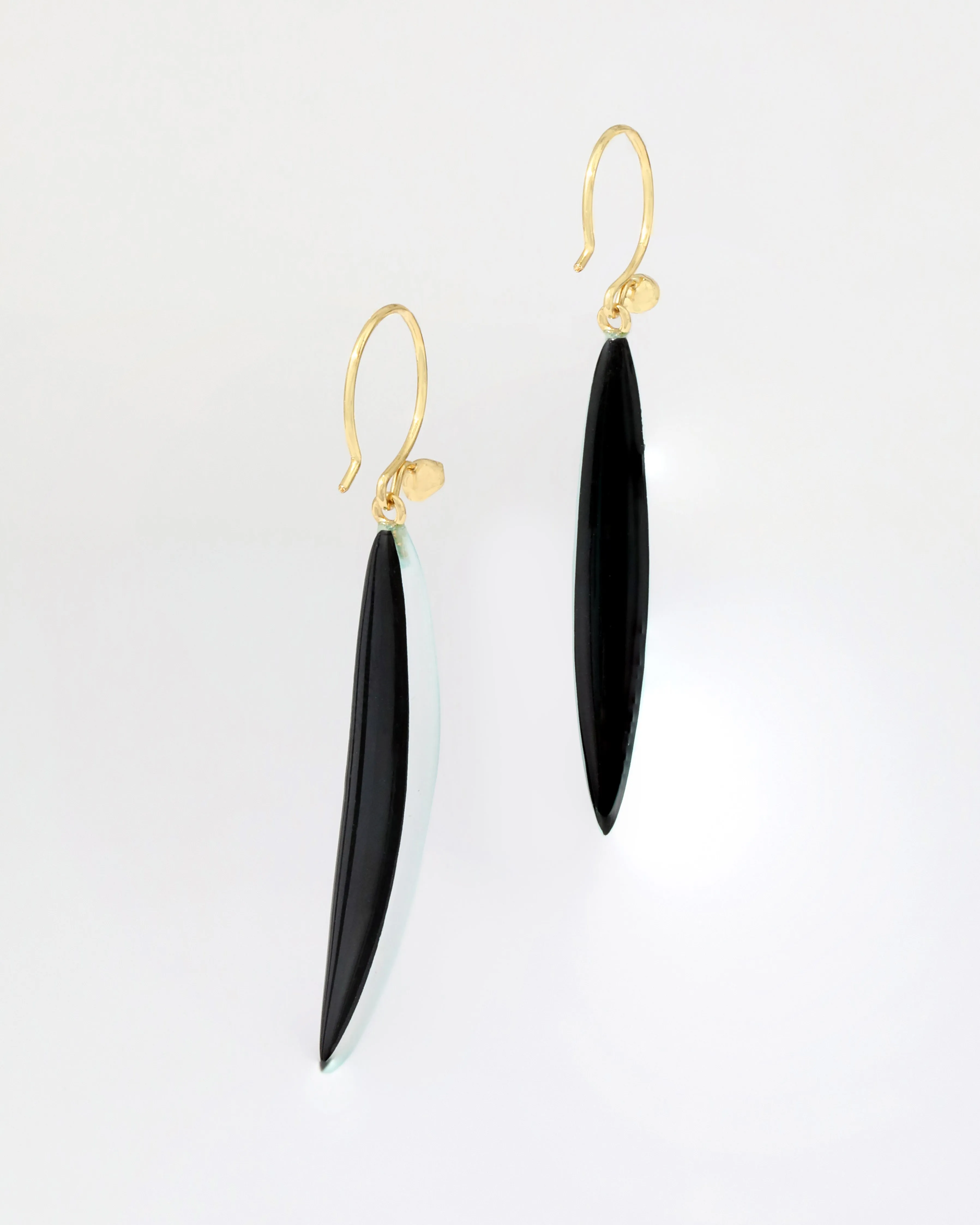 Lucite Sliver Wire Earring- Mint Green sold by Alexis Bittar product image thumbnail 4