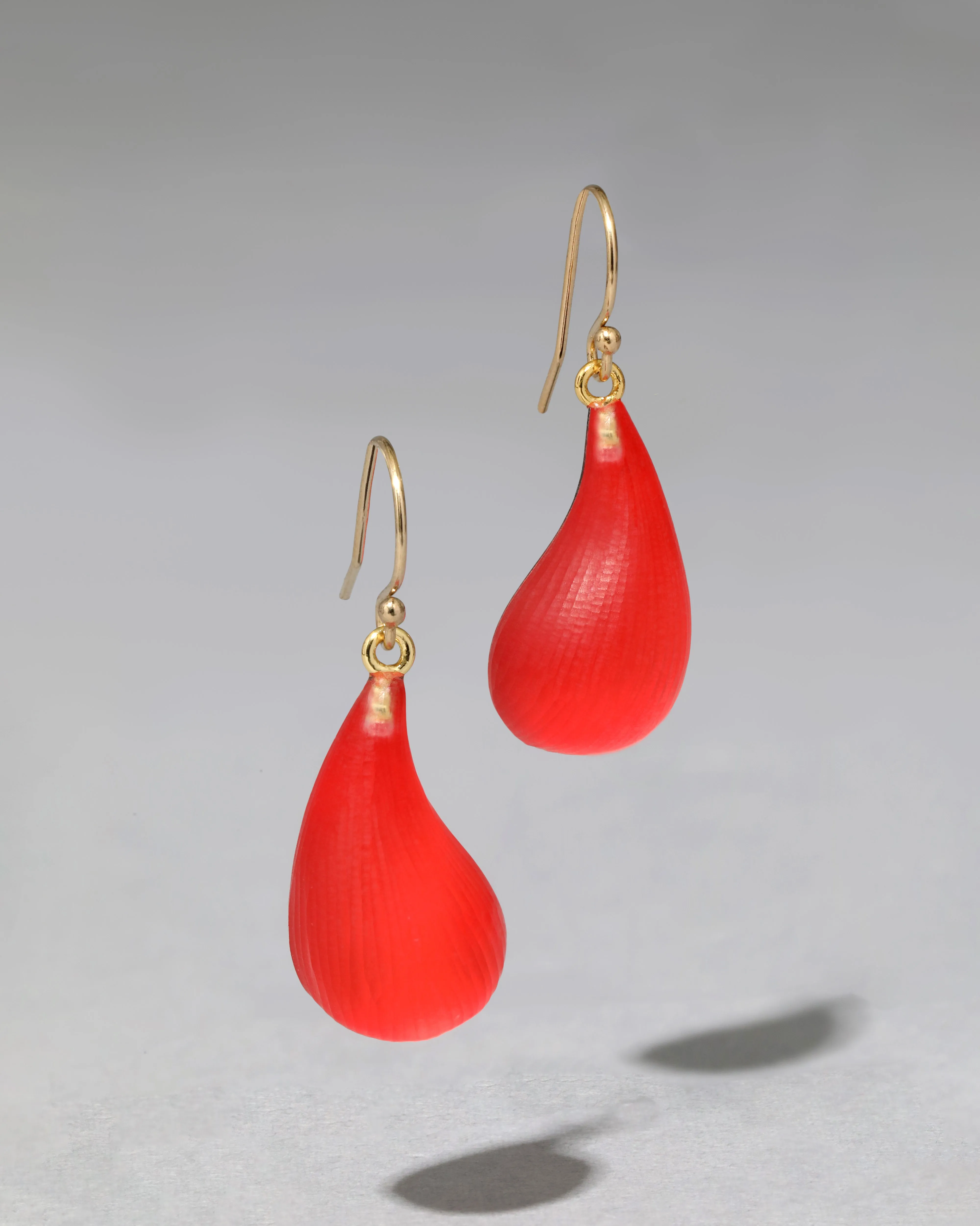 Lucite Dewdrop Earring- Lipstick Red sold by Alexis Bittar