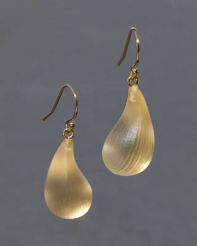 Lucite Dewdrop Earring- Gold sold by Alexis Bittar