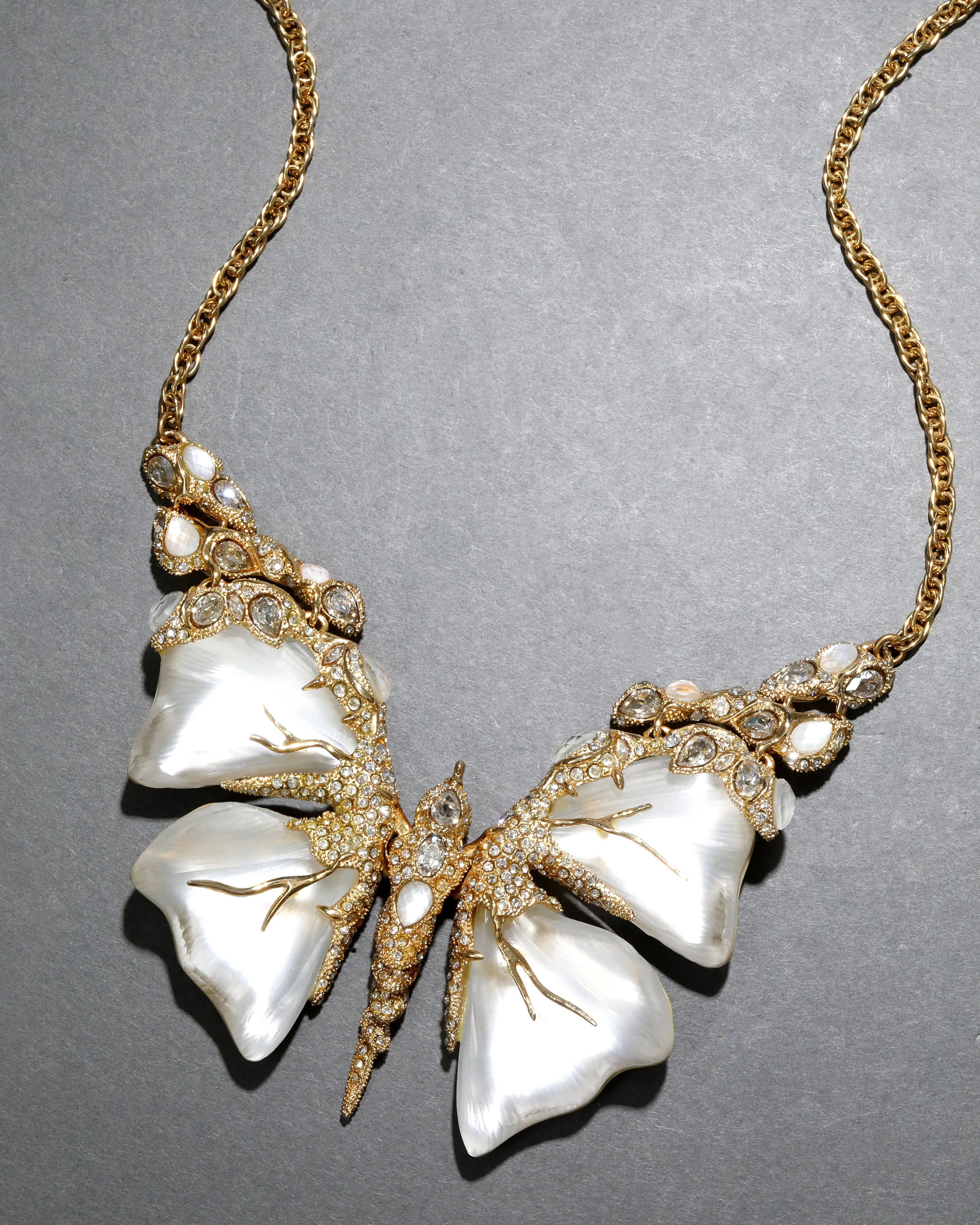 Archive Jardin Mystère Lucite Butterfly Bib Necklace sold by Alexis Bittar product image thumbnail 2