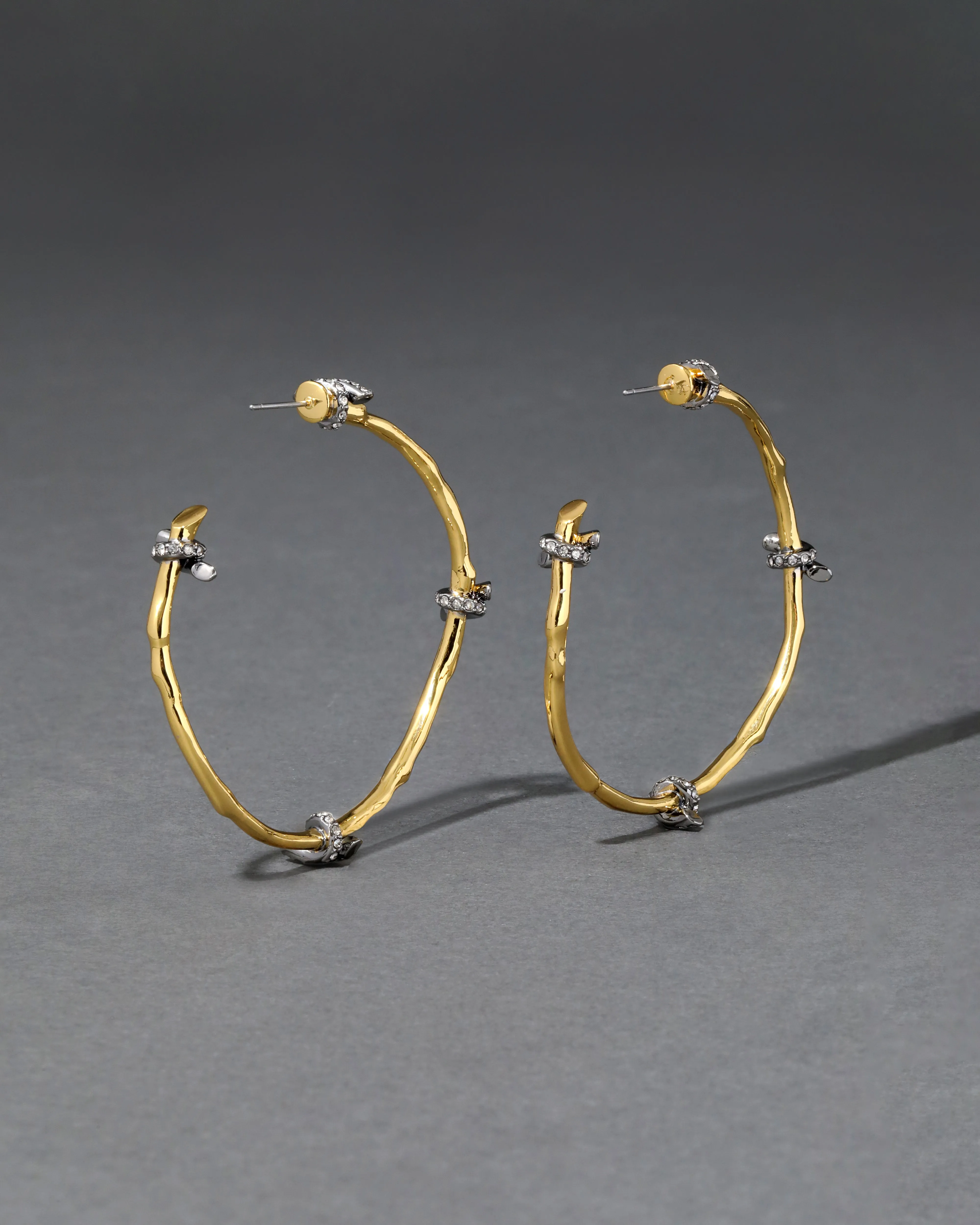 Barbed Wire Hoop Earring- Gold sold by Alexis Bittar product image thumbnail 4