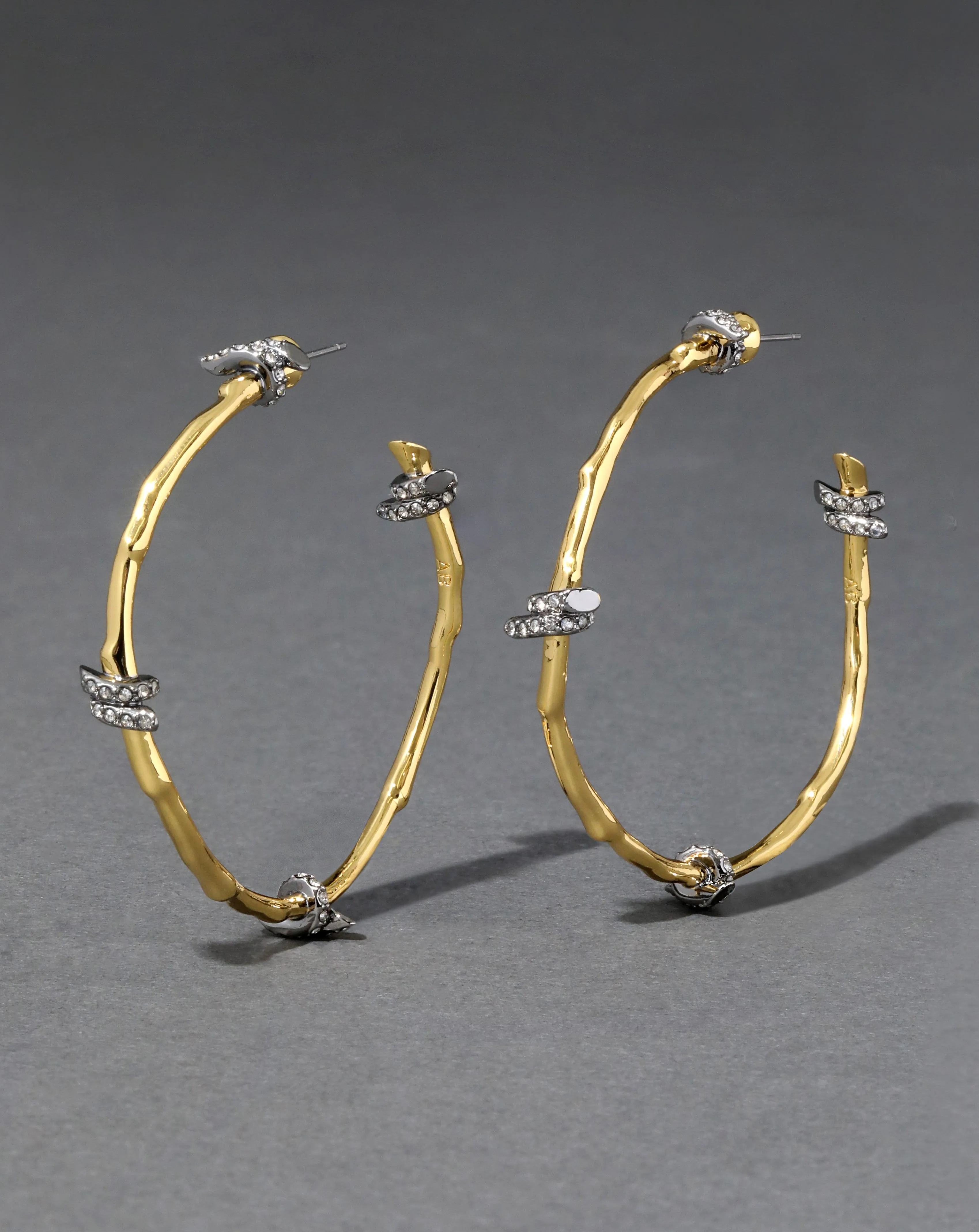 Barbed Wire Hoop Earring- Gold sold by Alexis Bittar
