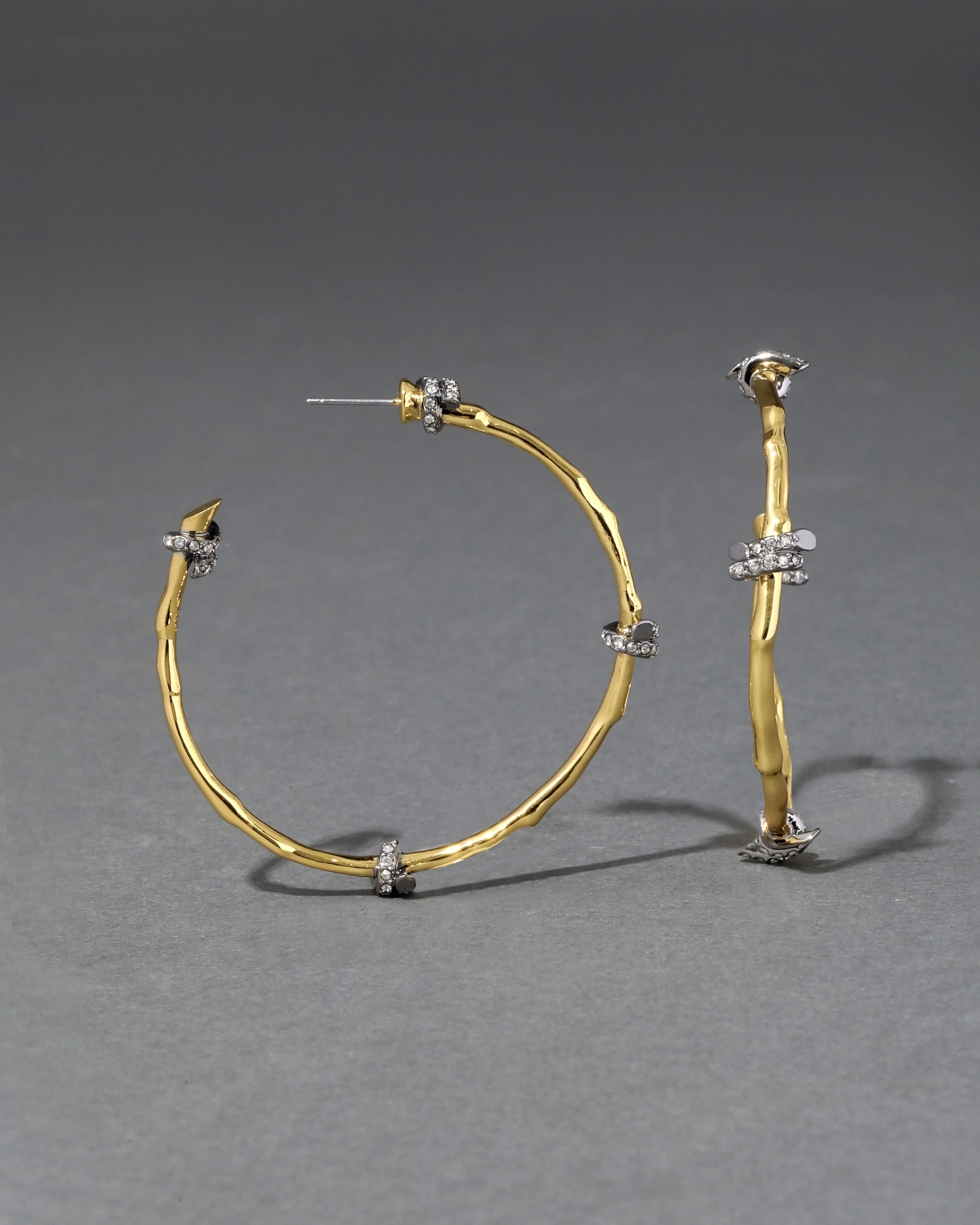 Barbed Wire Hoop Earring- Gold sold by Alexis Bittar product image thumbnail 3