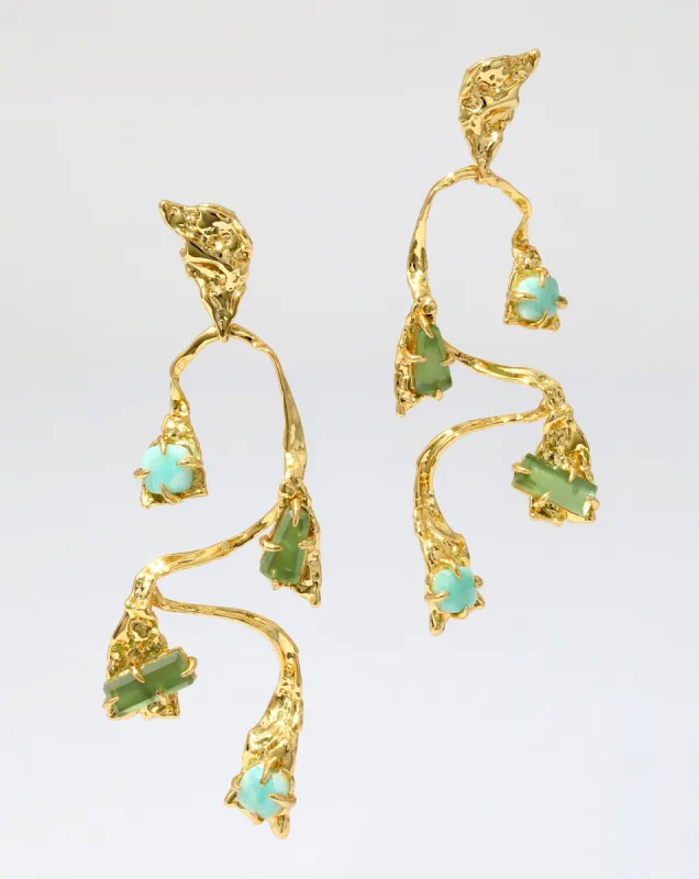 Mobile Amazonite Large Balance Earring sold by Alexis Bittar