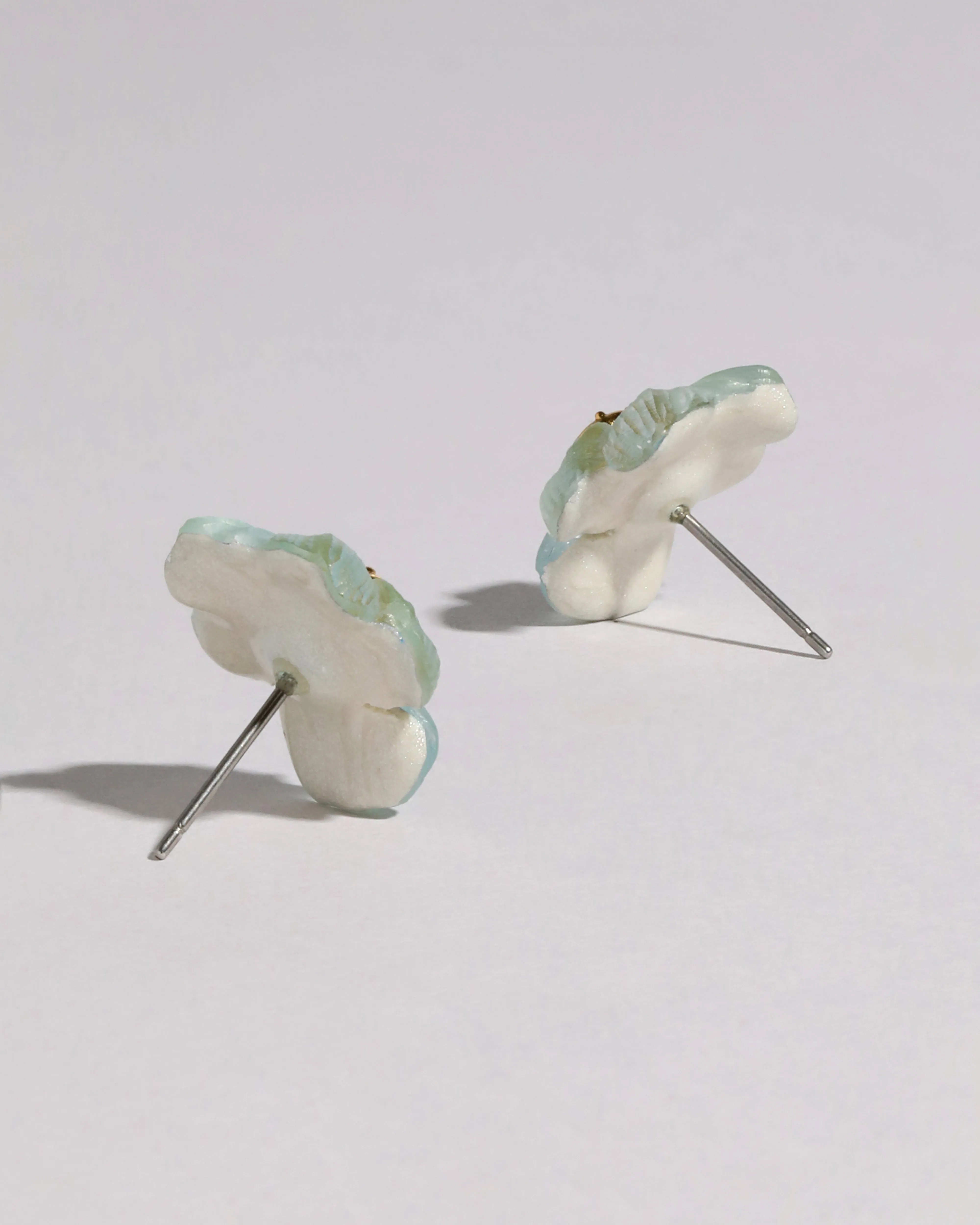 Pansy Lucite Petite Post Earring- Lake Pansy sold by Alexis Bittar product image thumbnail 5