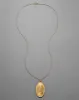 Antique 1920s 14k Gold Filled Crystal Star Center Oval Locket Necklace sold by Alexis Bittar