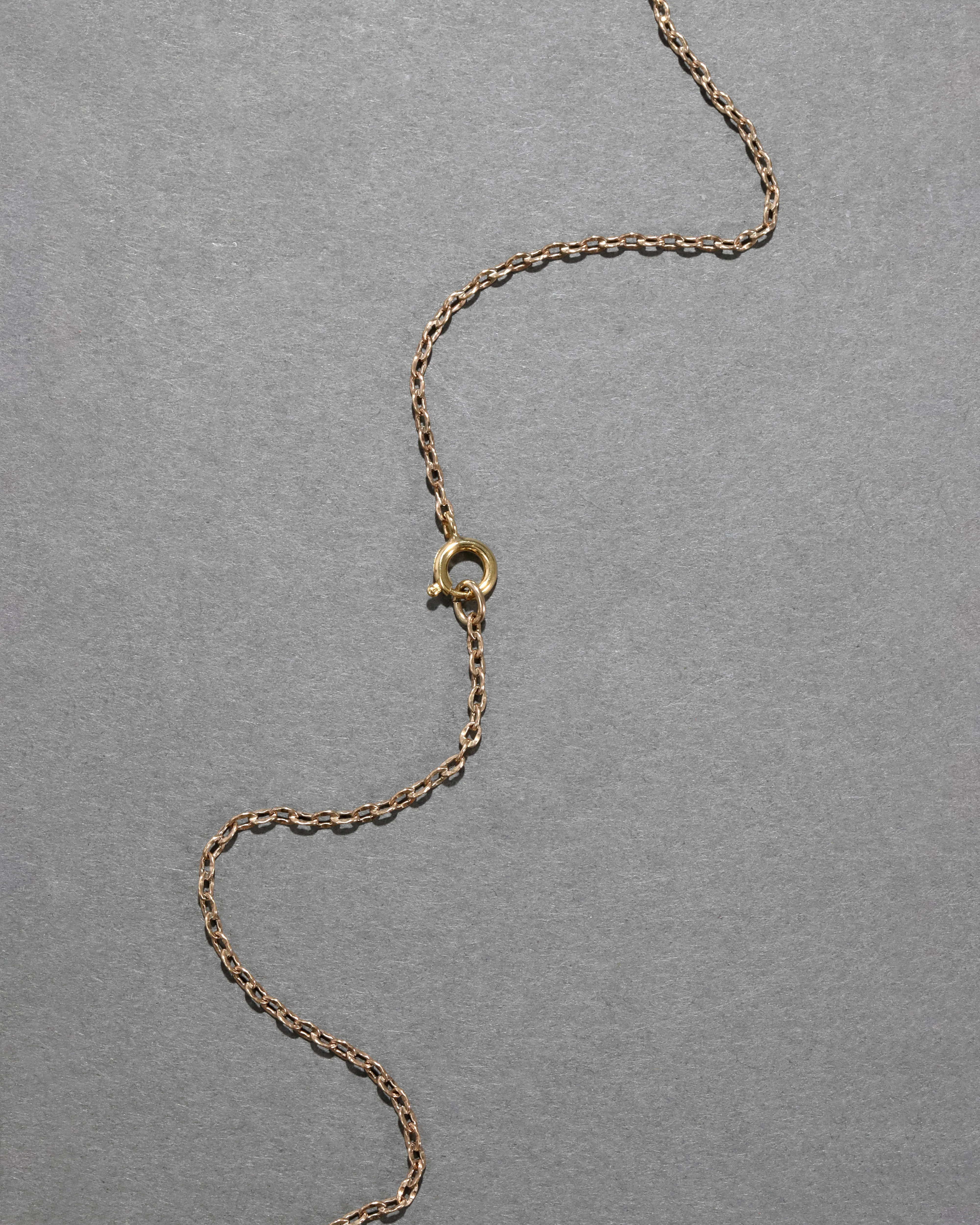 Antique 1920s 14k Gold Filled Crystal Star Center Oval Locket Necklace sold by Alexis Bittar product image thumbnail 4