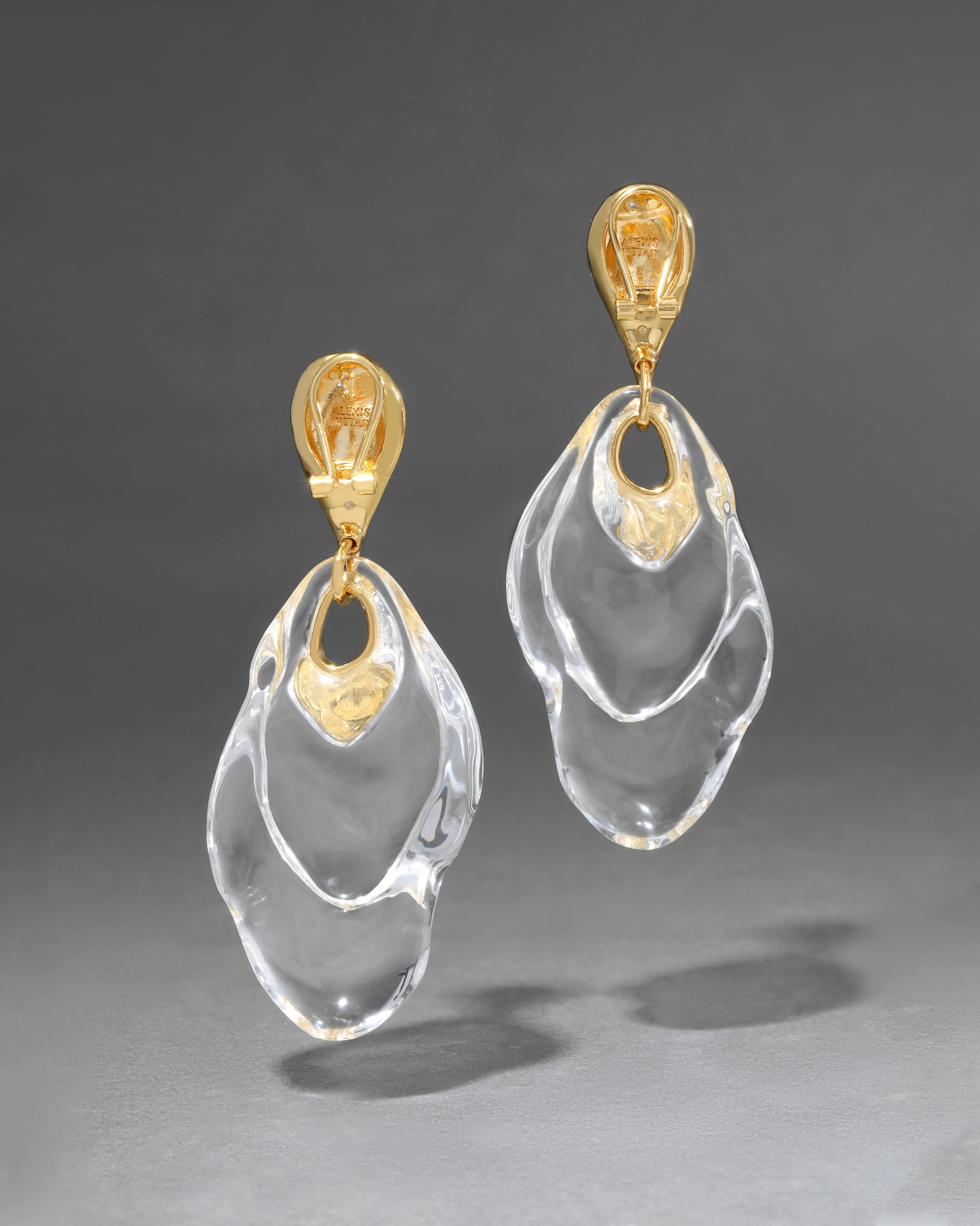 Liquid Lucite Ripple Drop Earring sold by Alexis Bittar product image thumbnail 4