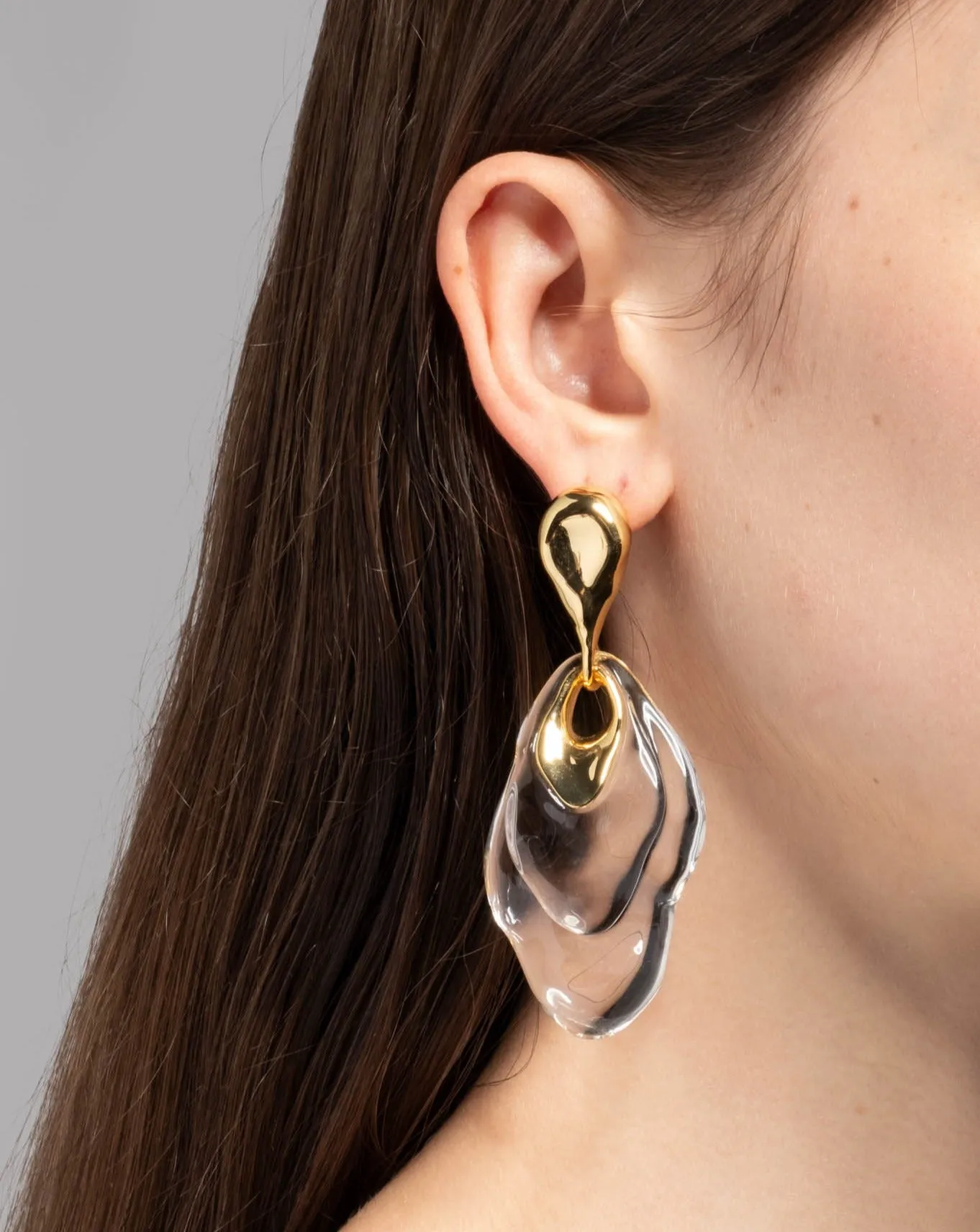 Liquid Lucite Ripple Drop Earring sold by Alexis Bittar product image thumbnail 3