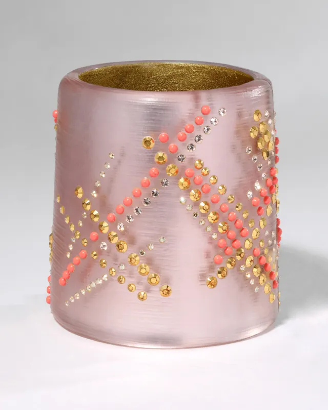 Archive Lucite Diamond Dust Extra Wide Hinge Bracelet sold by Alexis Bittar