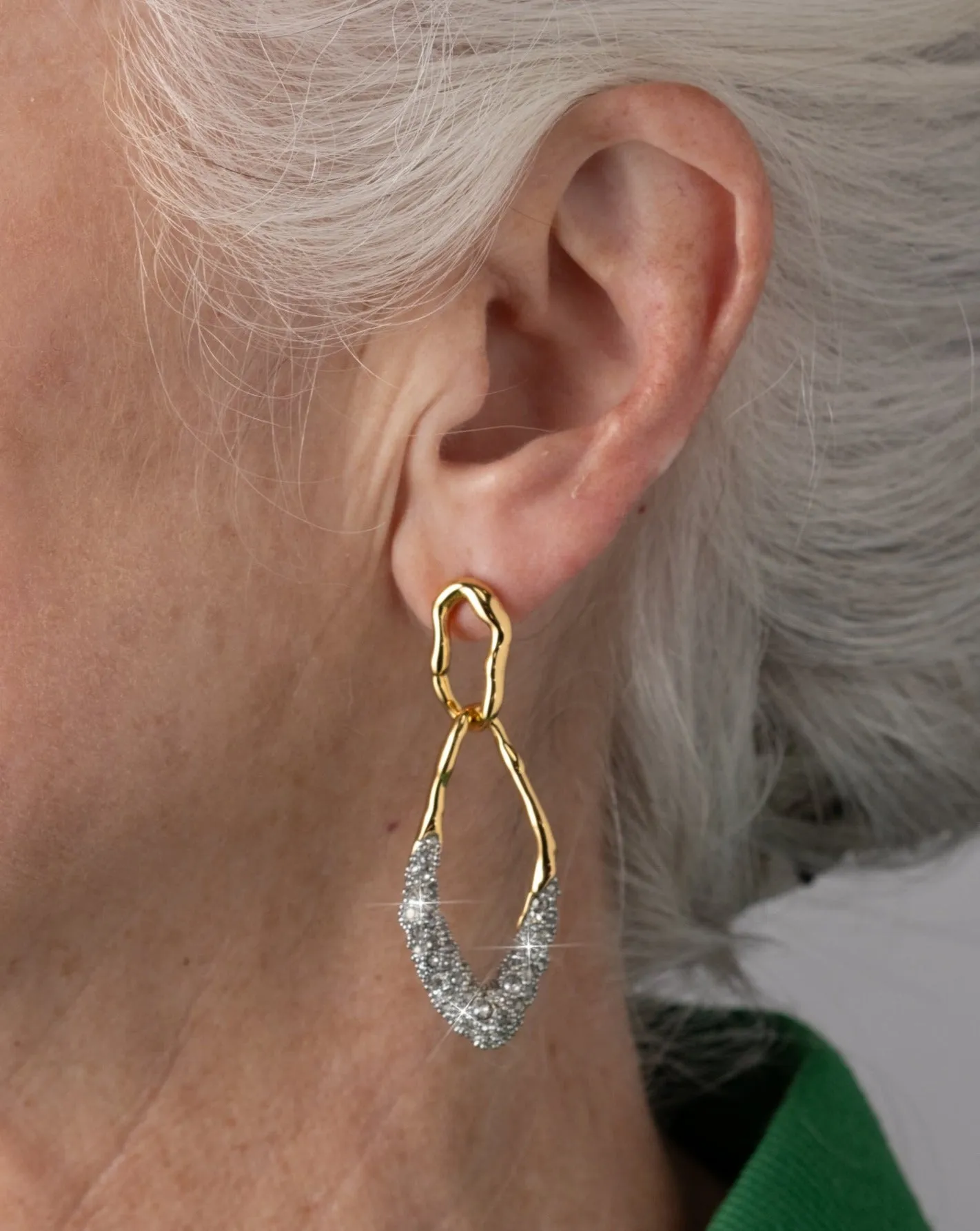 Solanales Double Link Post Earring sold by Alexis Bittar product image thumbnail 4
